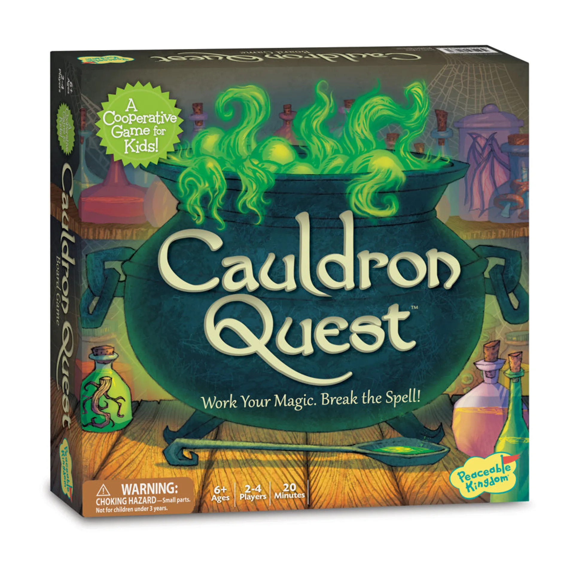 Cauldron Quest Cooperative Strategy Board Game by Peaceable Kingdom