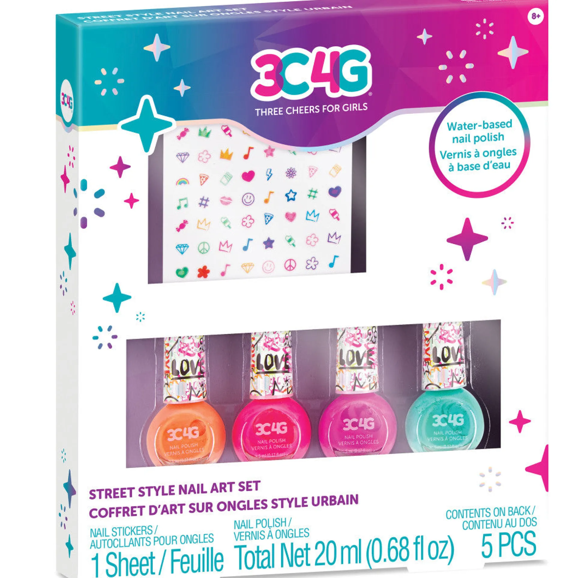 3C4G Graffiti Collection Street Style Nail Art Kit