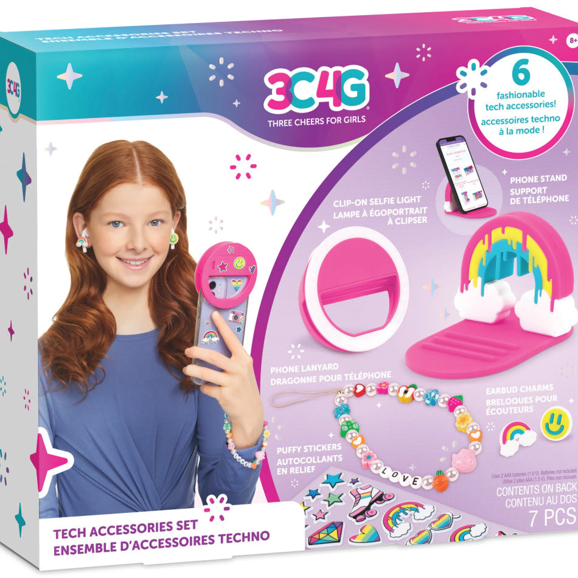 3C4G Tech Accessories Set - Trendy Tween Phone Customization Kit