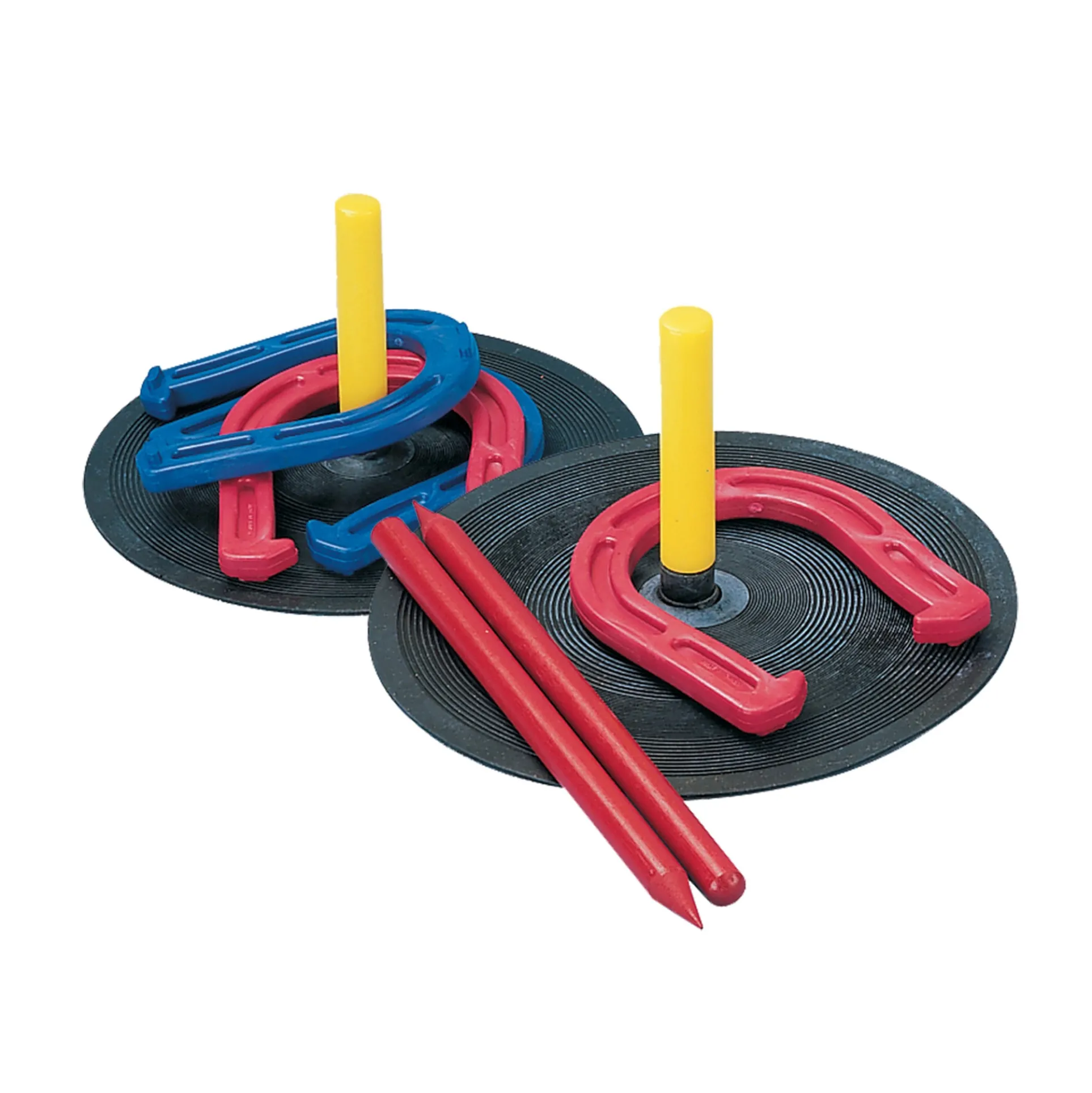 Champion Sports Indoor-Outdoor Rubber Horseshoe Game Set