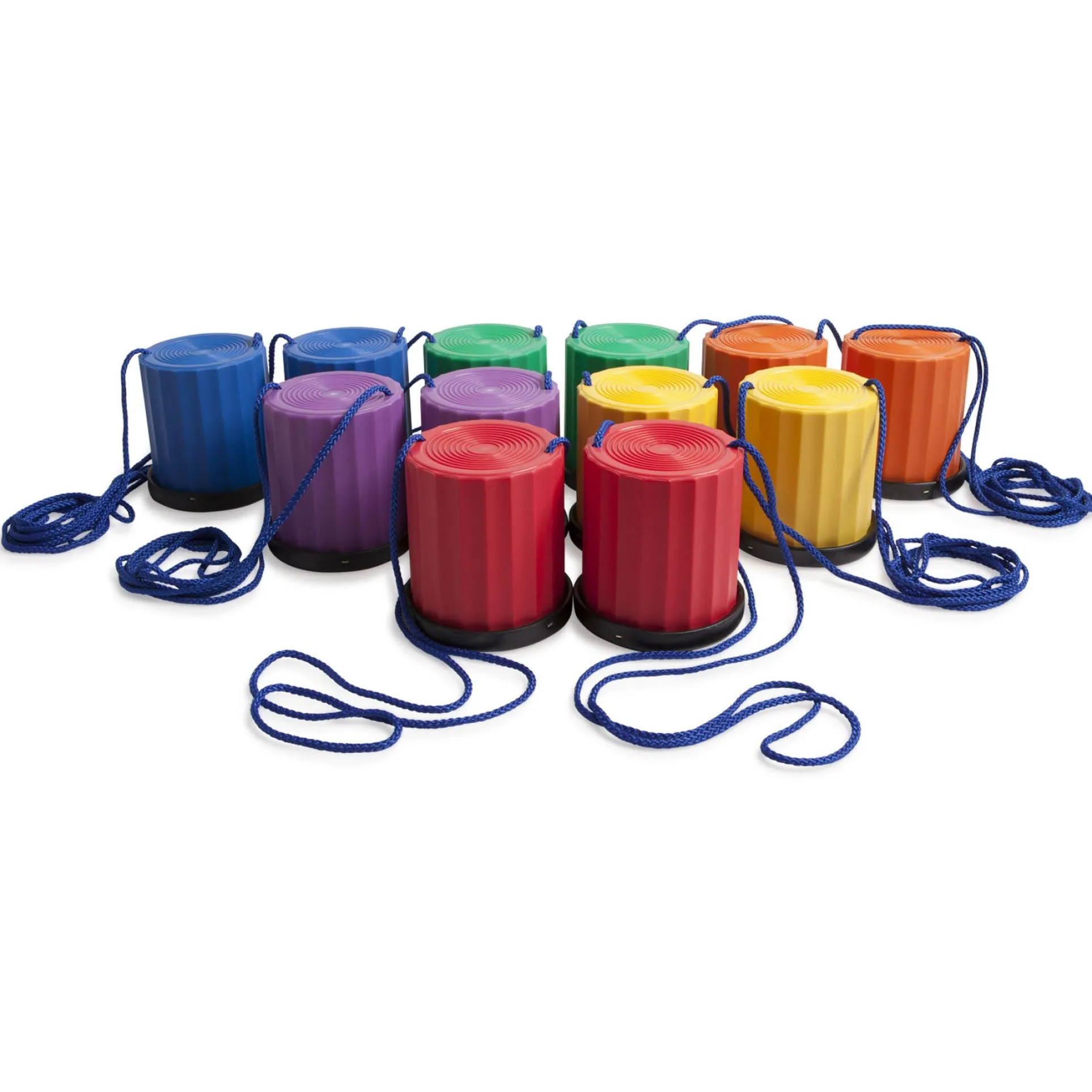 Champion Sports Rainbow Platform Stilts, Set of 6