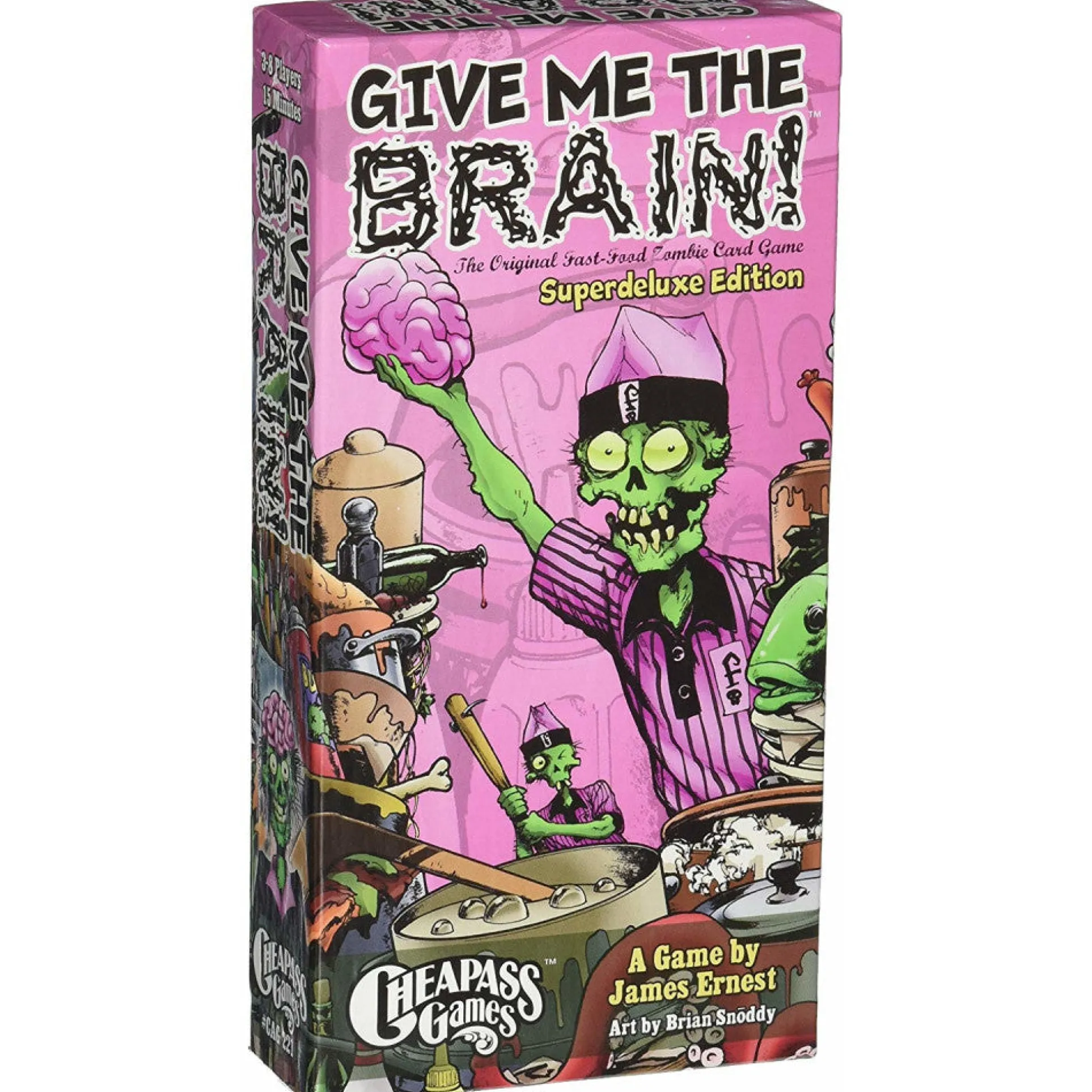 Cheapass Games Give Me The Brain Superdeluxe Card Game