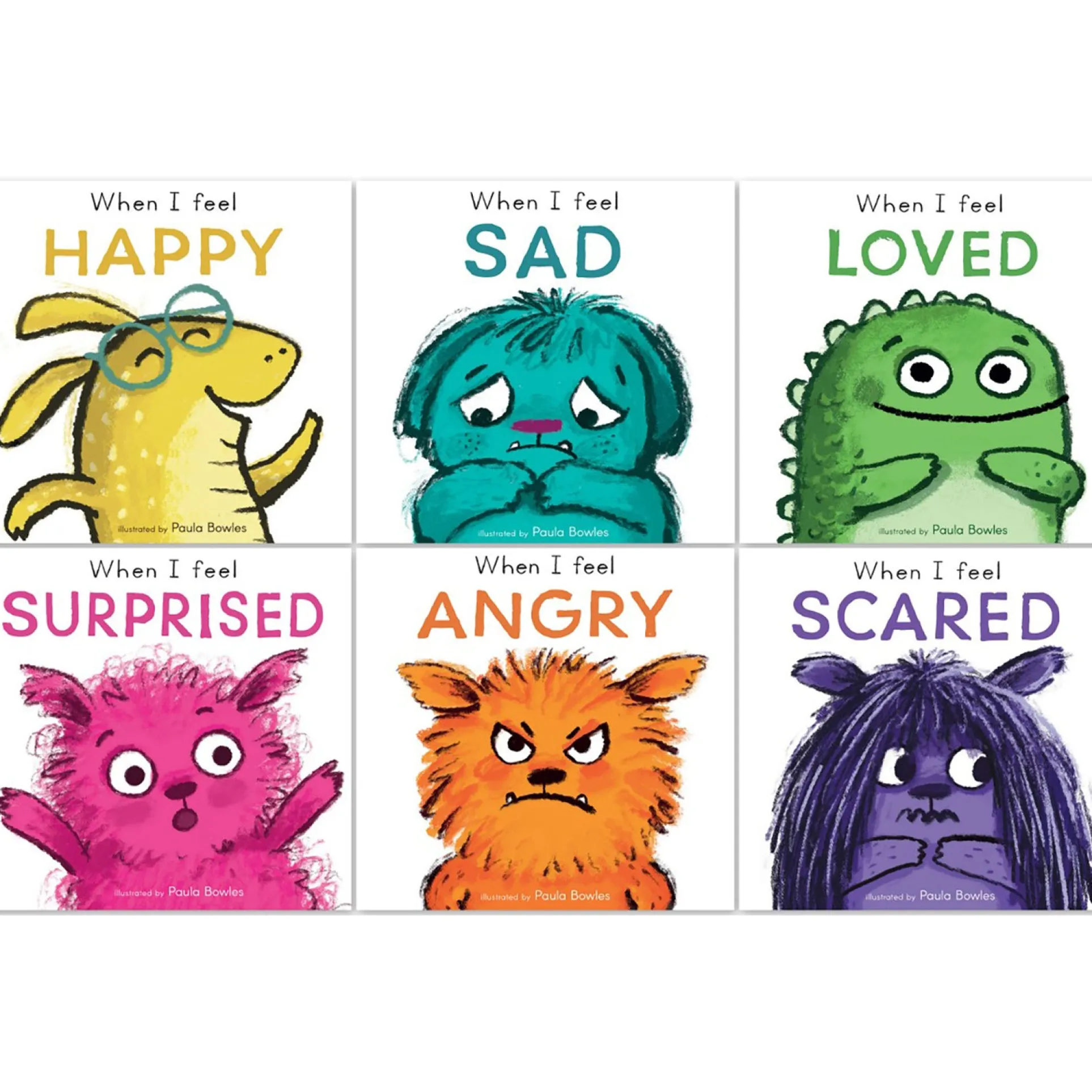 Child's Play Books First Feelings 6-Board Book Set