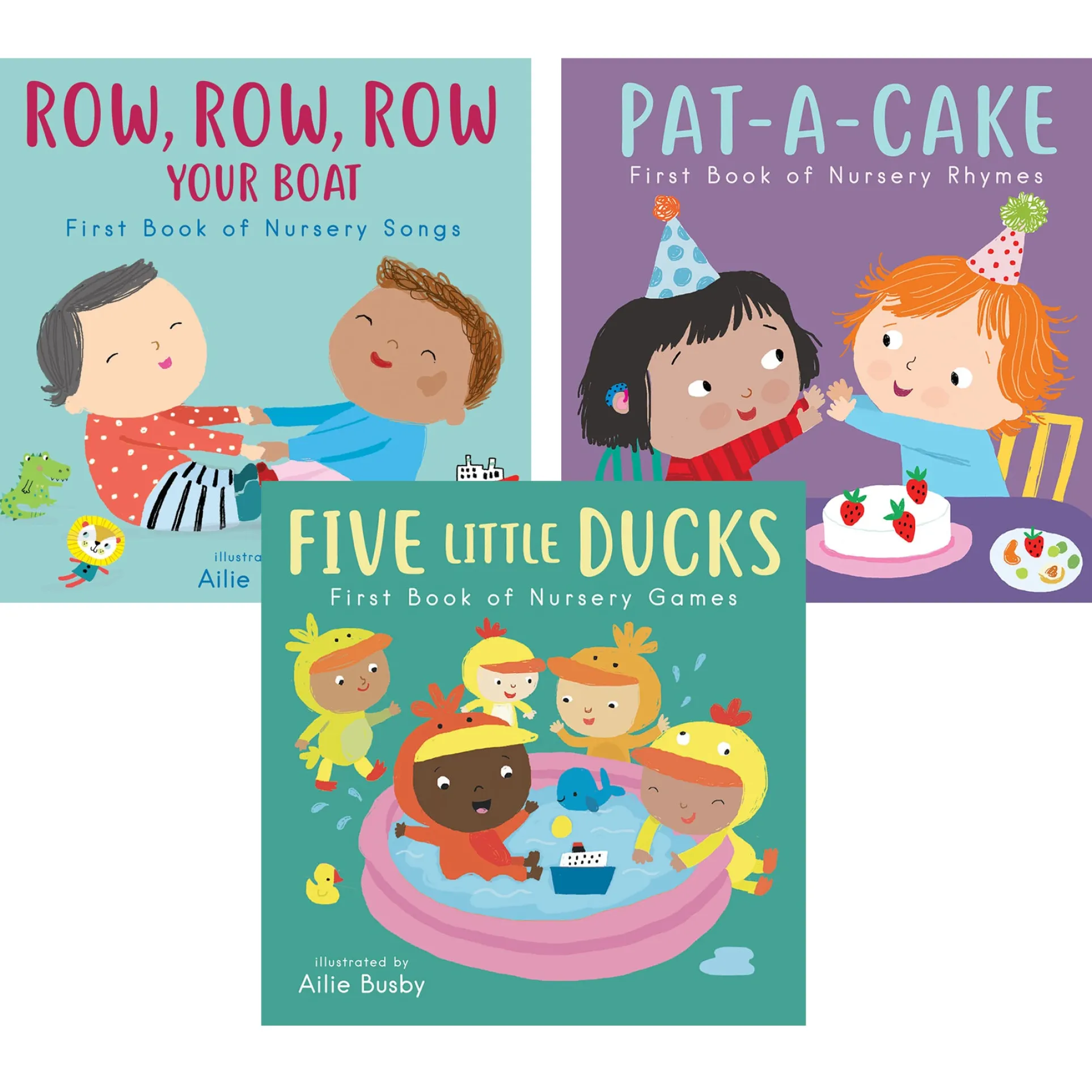 Child's Play Books First Book Board Books, 3-Piece Nursery Set