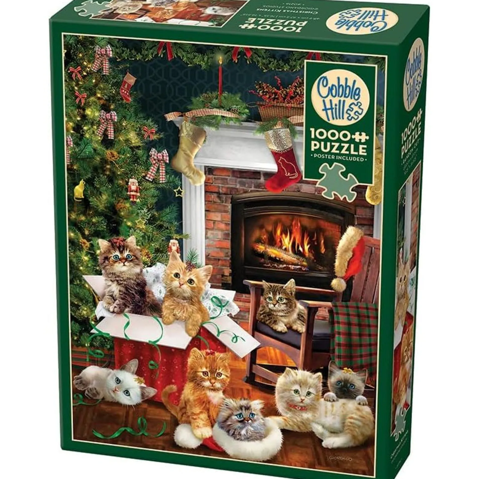 Christmas Kittens 1000 Piece Jigsaw Puzzle