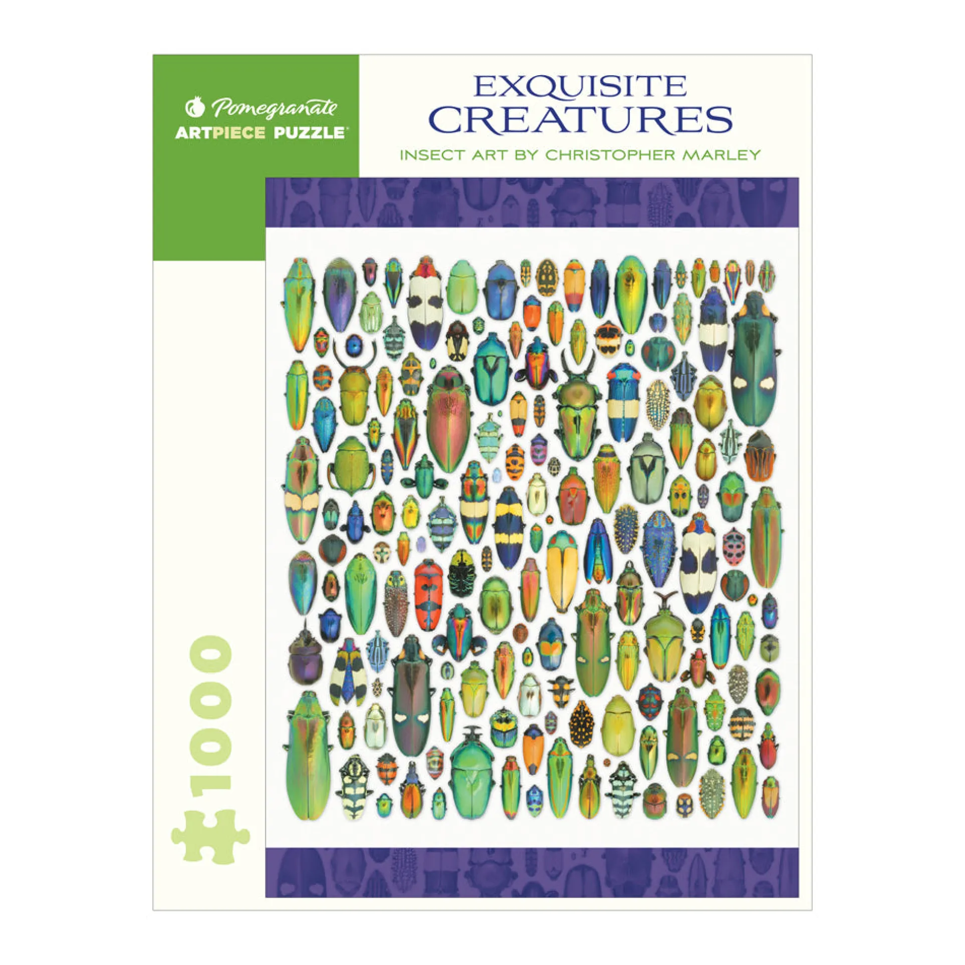 Christopher Marley Exquisite Creatures Insect Art Jigsaw Puzzle - 1000 pc