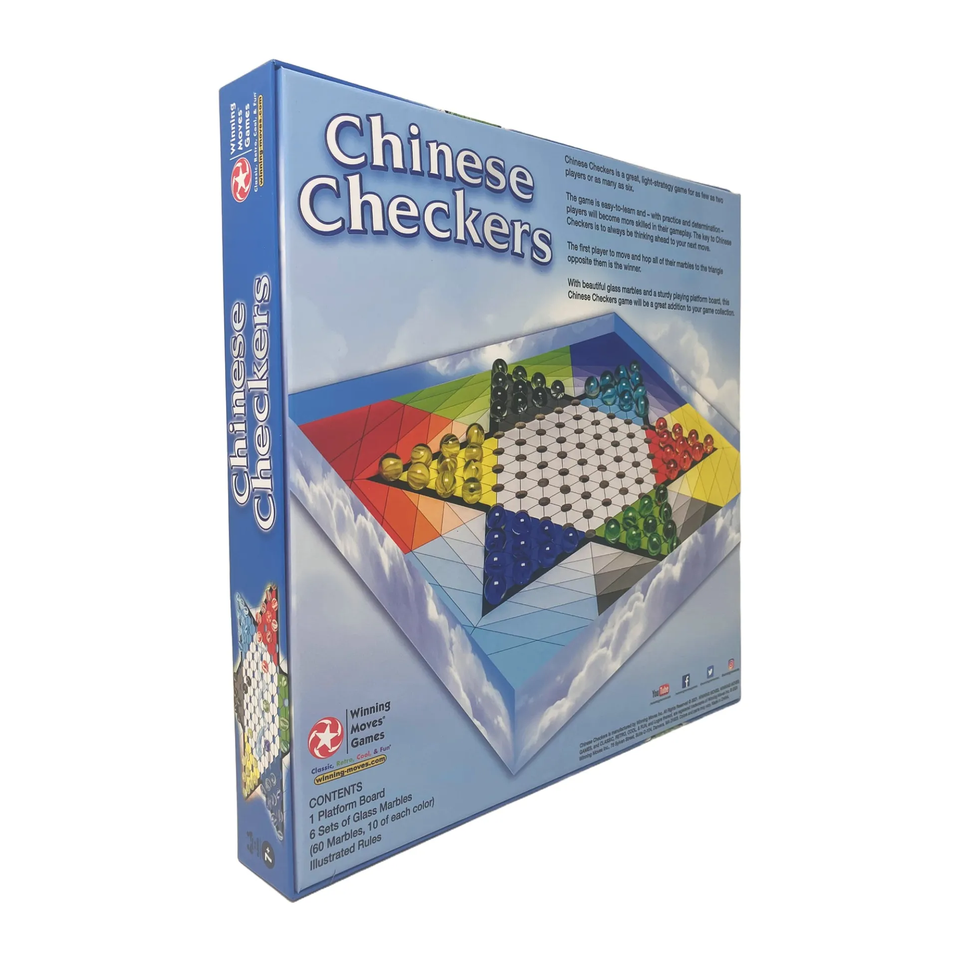 Classic Chinese Checkers Handcrafted Wooden Board Game Set