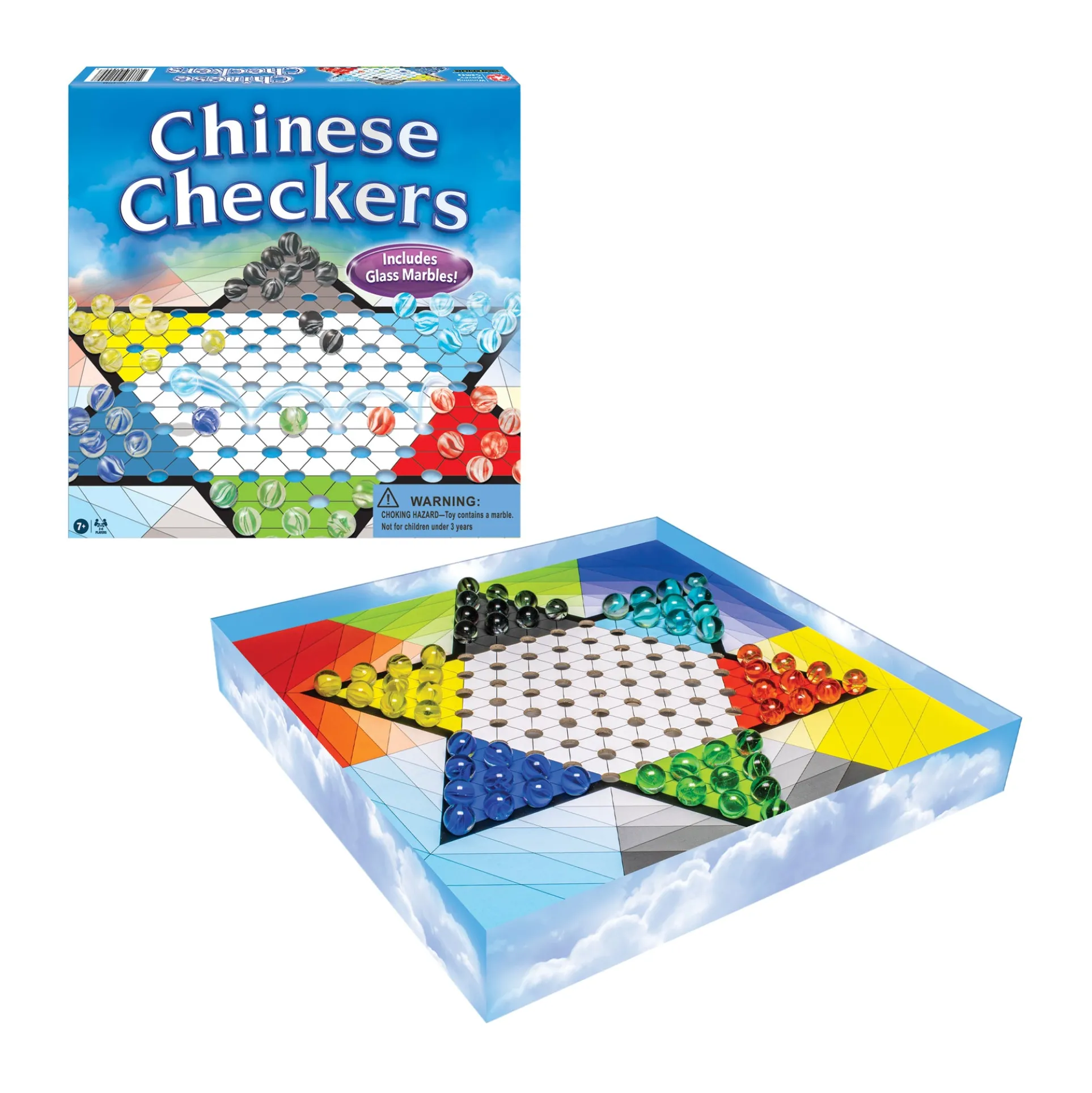 Classic Chinese Checkers Handcrafted Wooden Board Game Set
