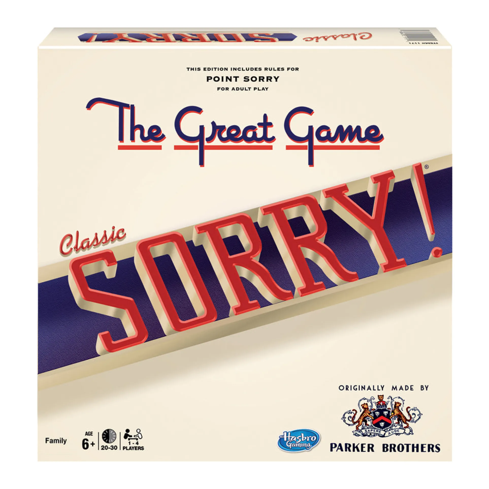 Classic Sorry Board Game with Original Artwork
