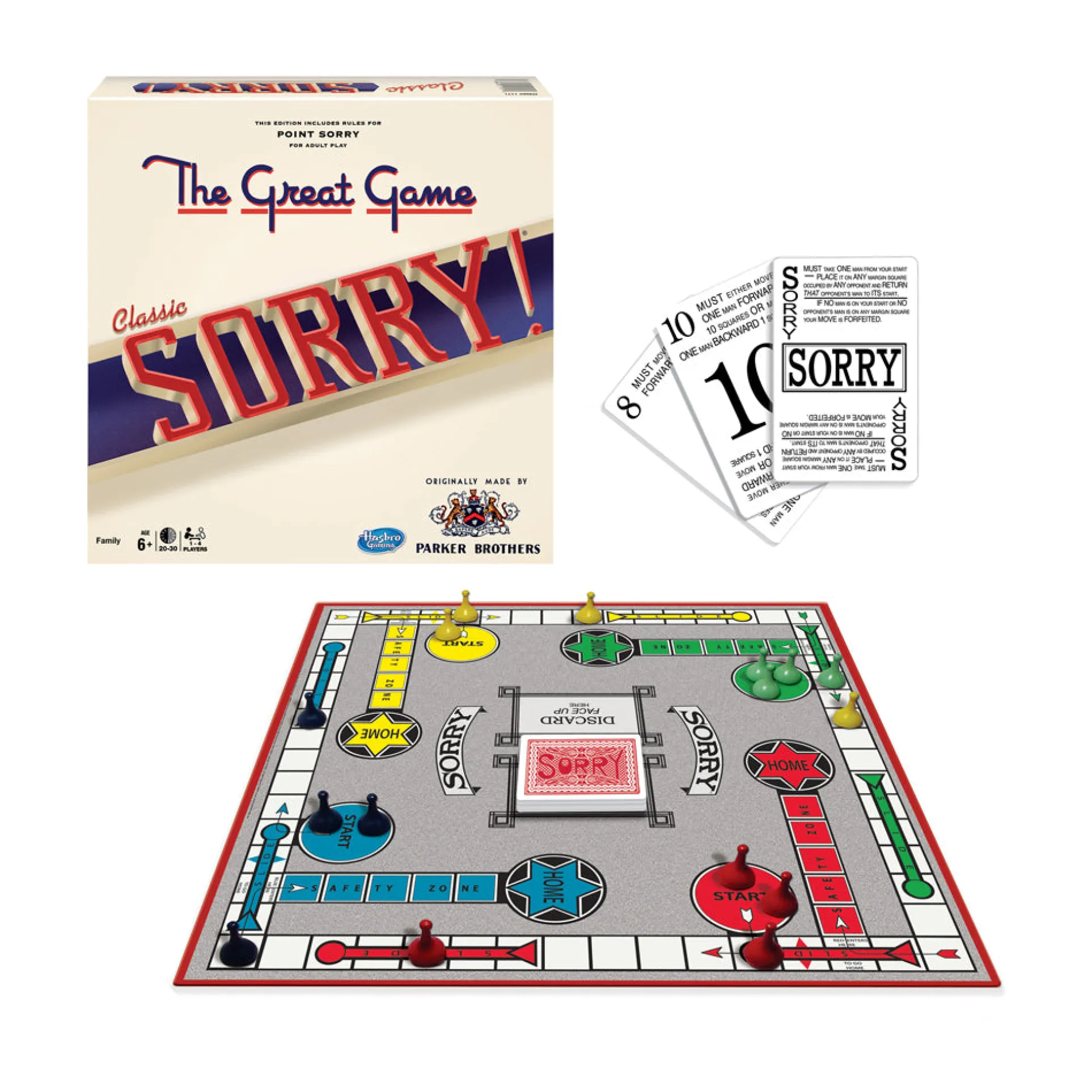 Classic Sorry Board Game with Original Artwork