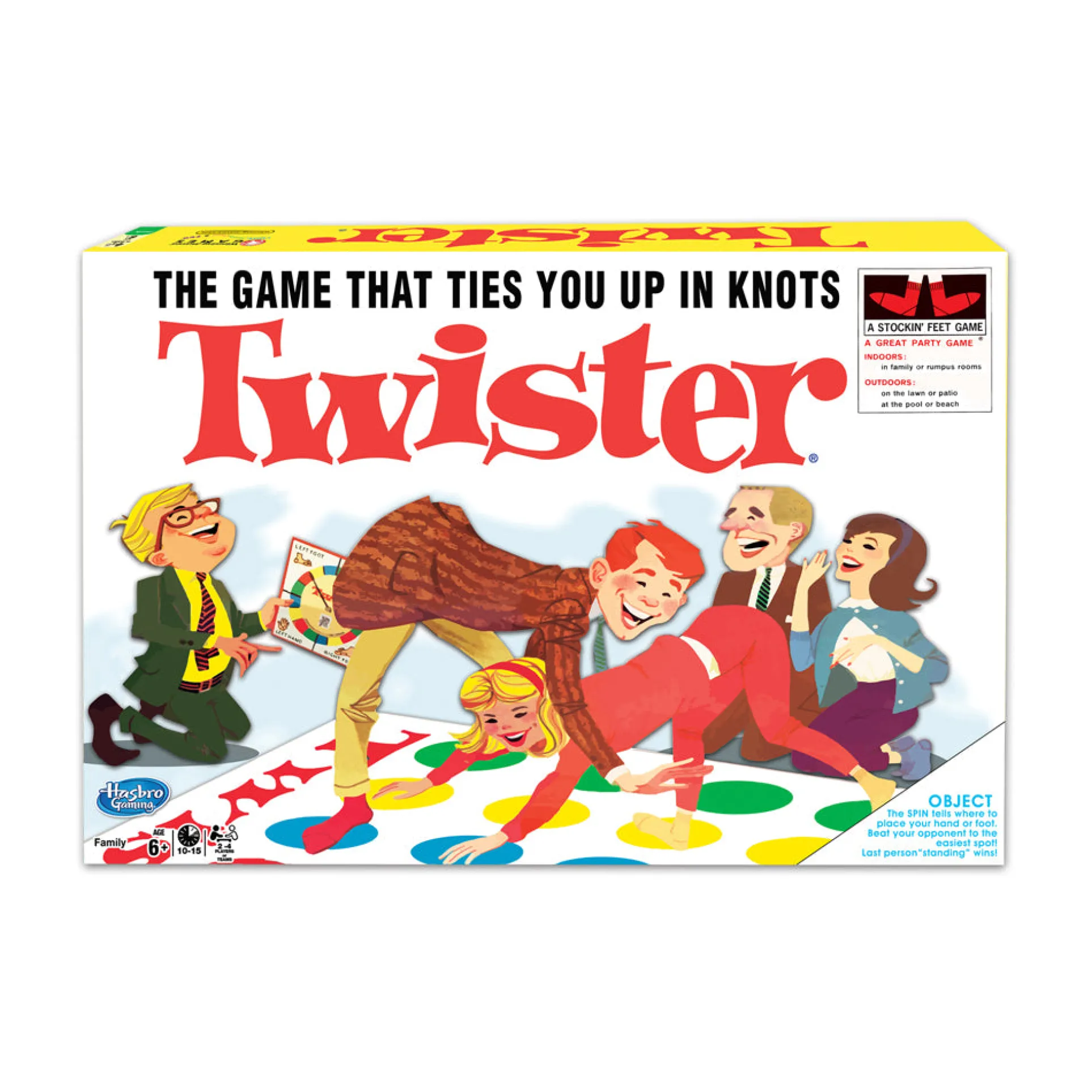 Classic Twister Family Party Game by Winning Moves