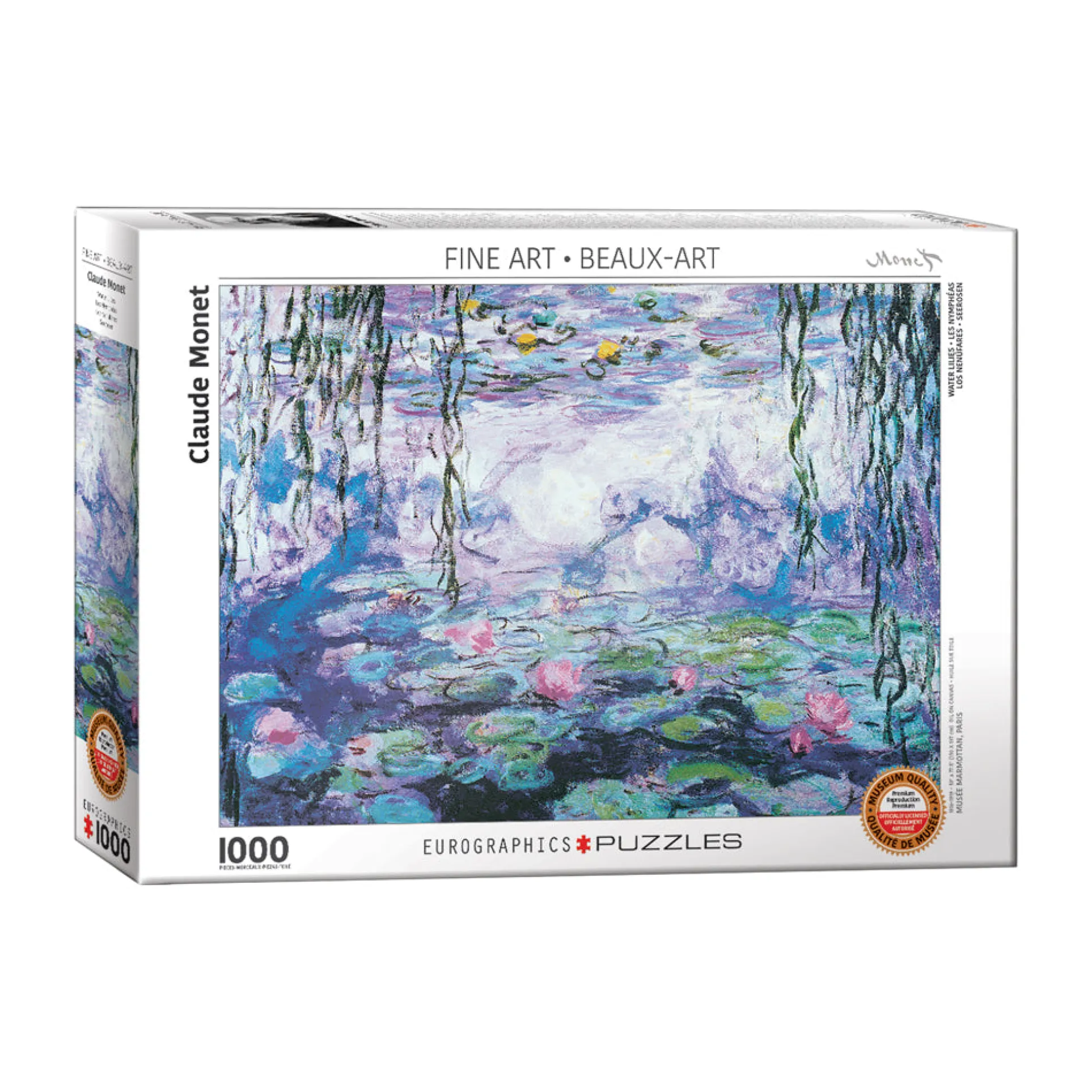 Claude Monet Water Lilies 1000 Piece Jigsaw Puzzle
