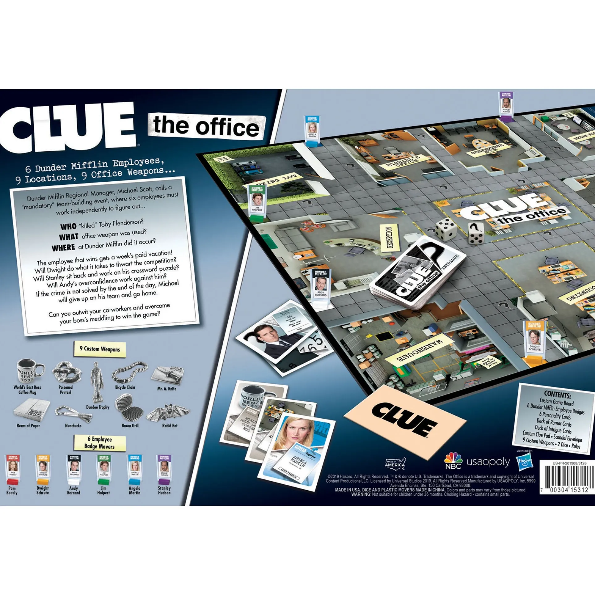 CLUE®: The Office Edition - A Dunder Mifflin Mystery Game