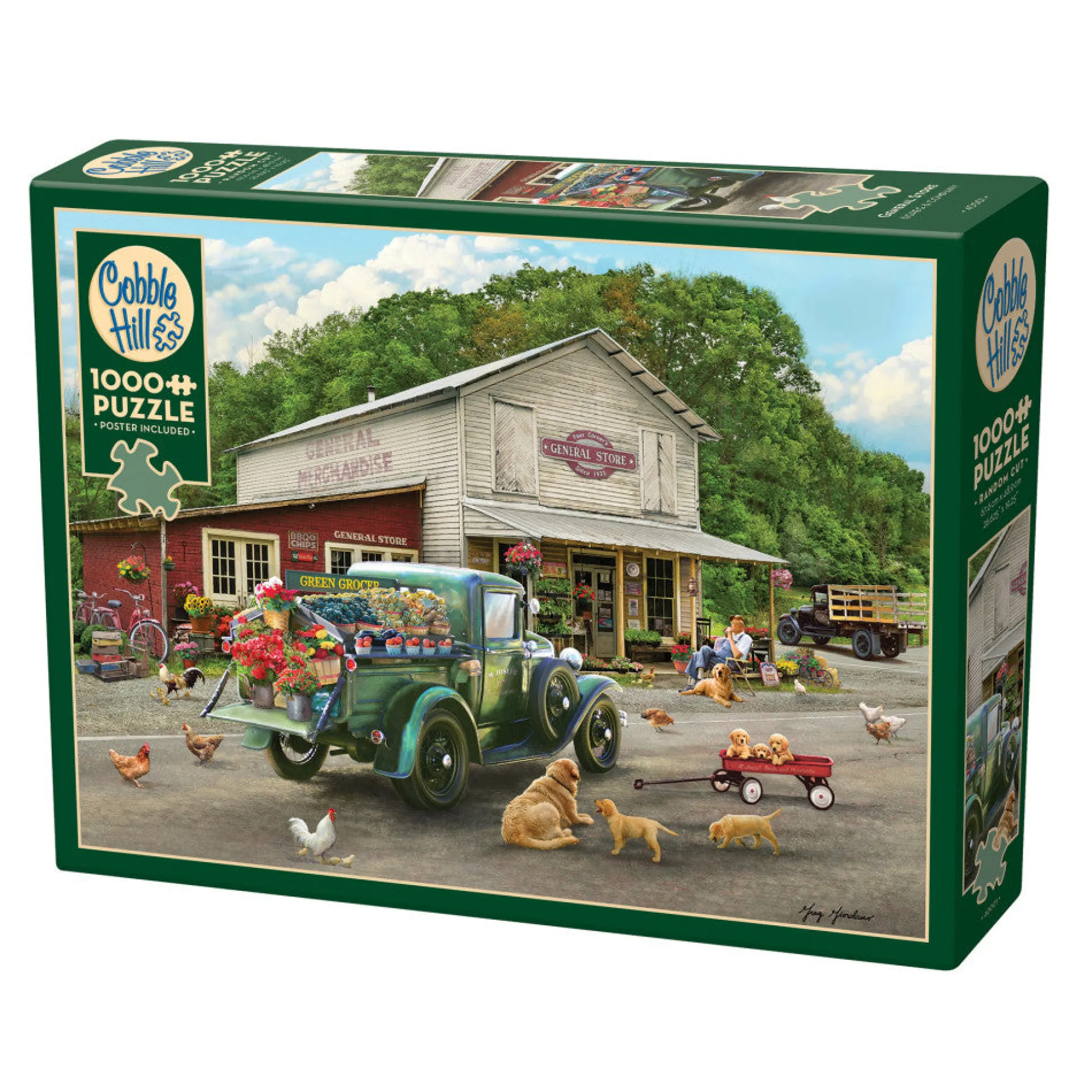 Cobble Hill General Store 1000-Piece Jigsaw Puzzle - Reference Poster Included