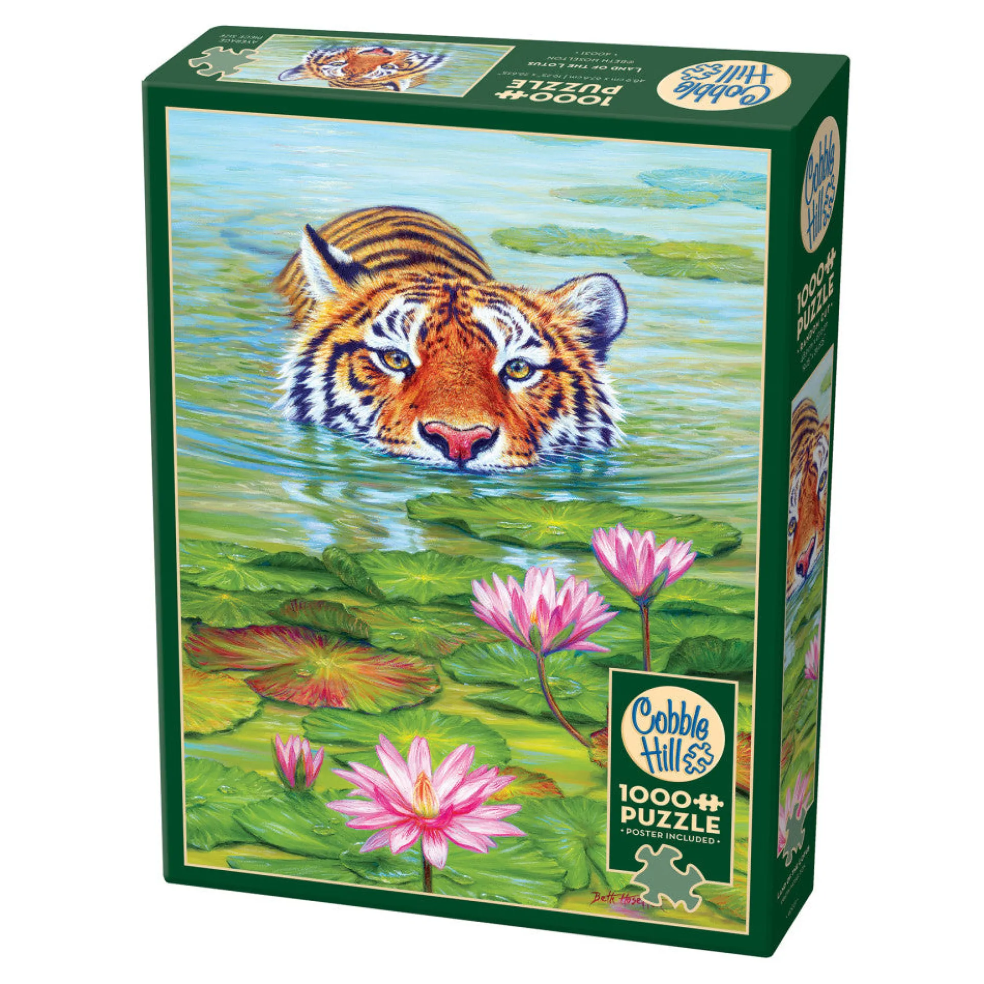 Cobble Hill Land of the Lotus 1000-Piece Jigsaw Puzzle - Eco-Friendly