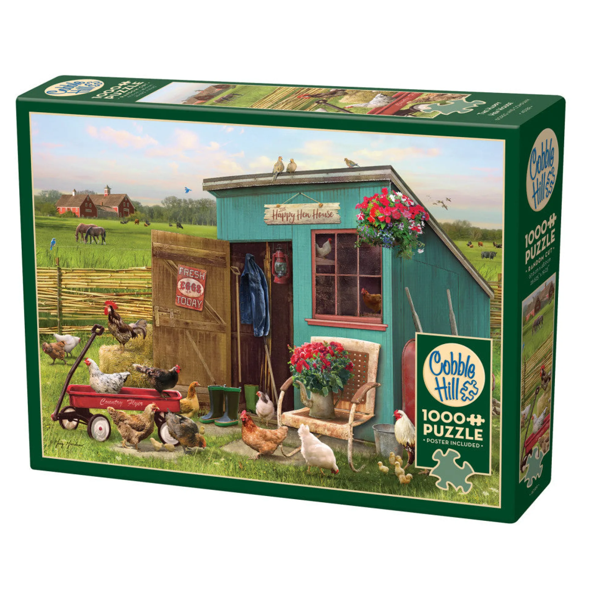 Cobble Hill The Happy Hen 1000-Piece Jigsaw Puzzle