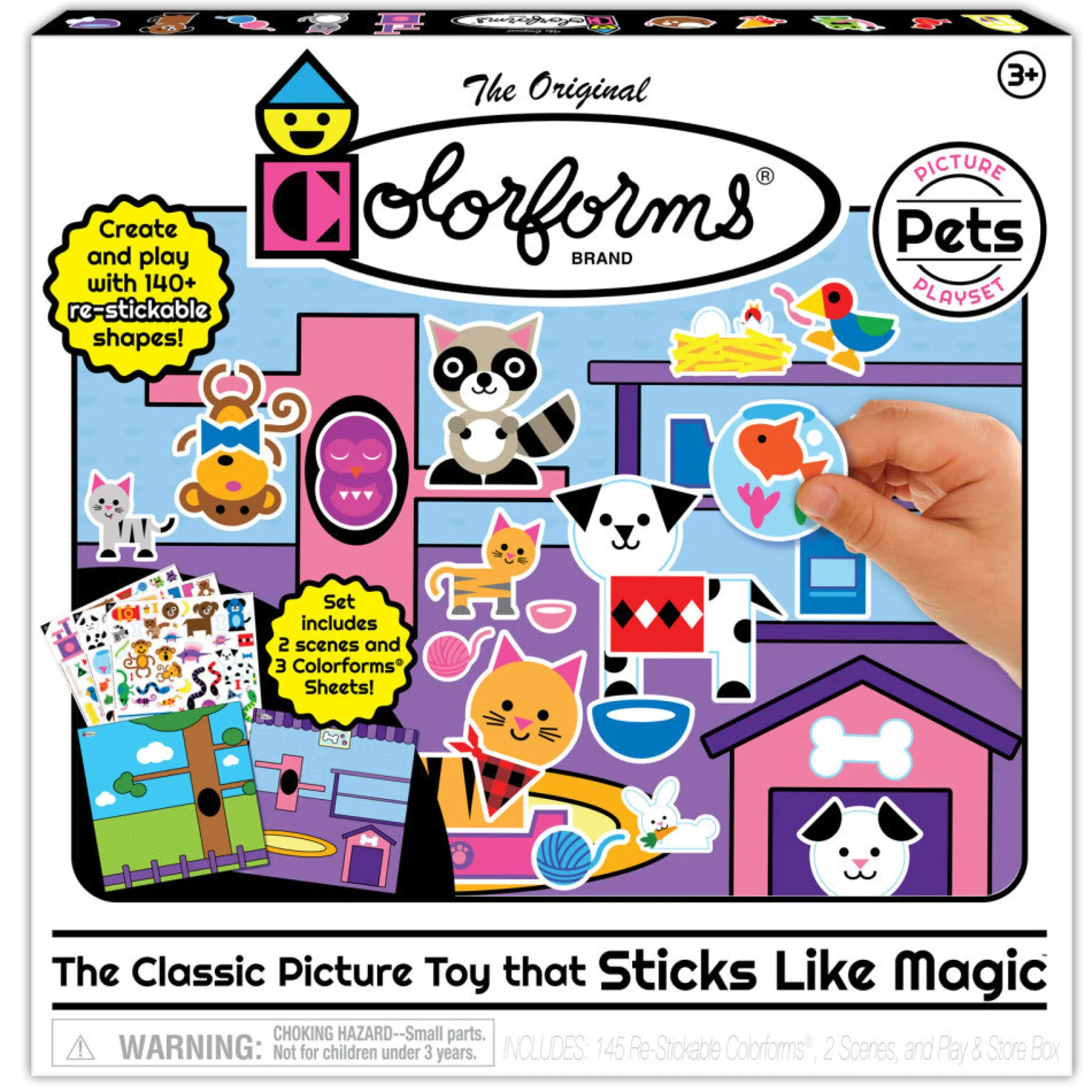 Colorforms Pets Series Picture Play Set - Interactive Sticker Kit