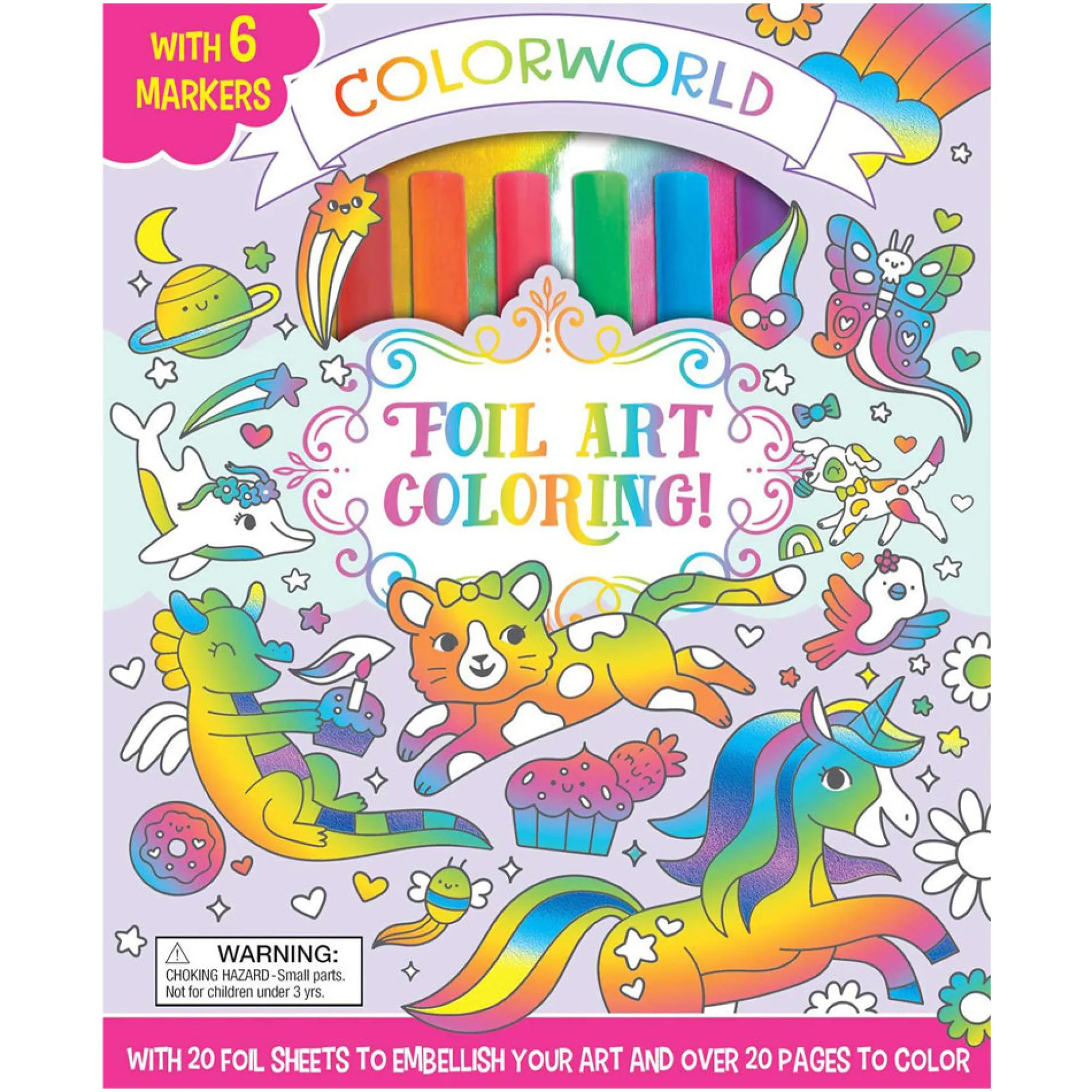 ColorWorld Foil Art Sparkle & Shine Coloring Kit