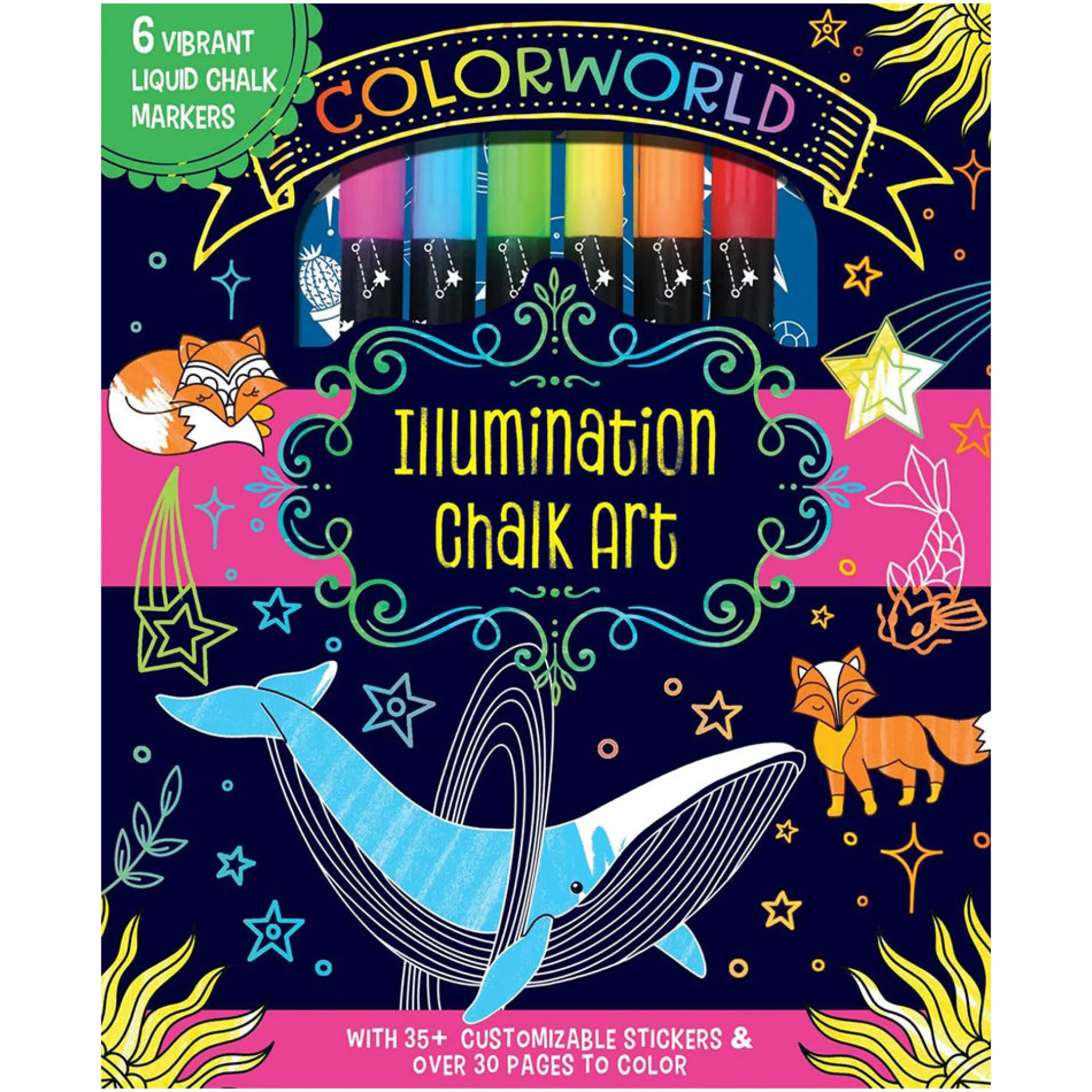 ColorWorld Illumination Chalk Art Coloring Kit