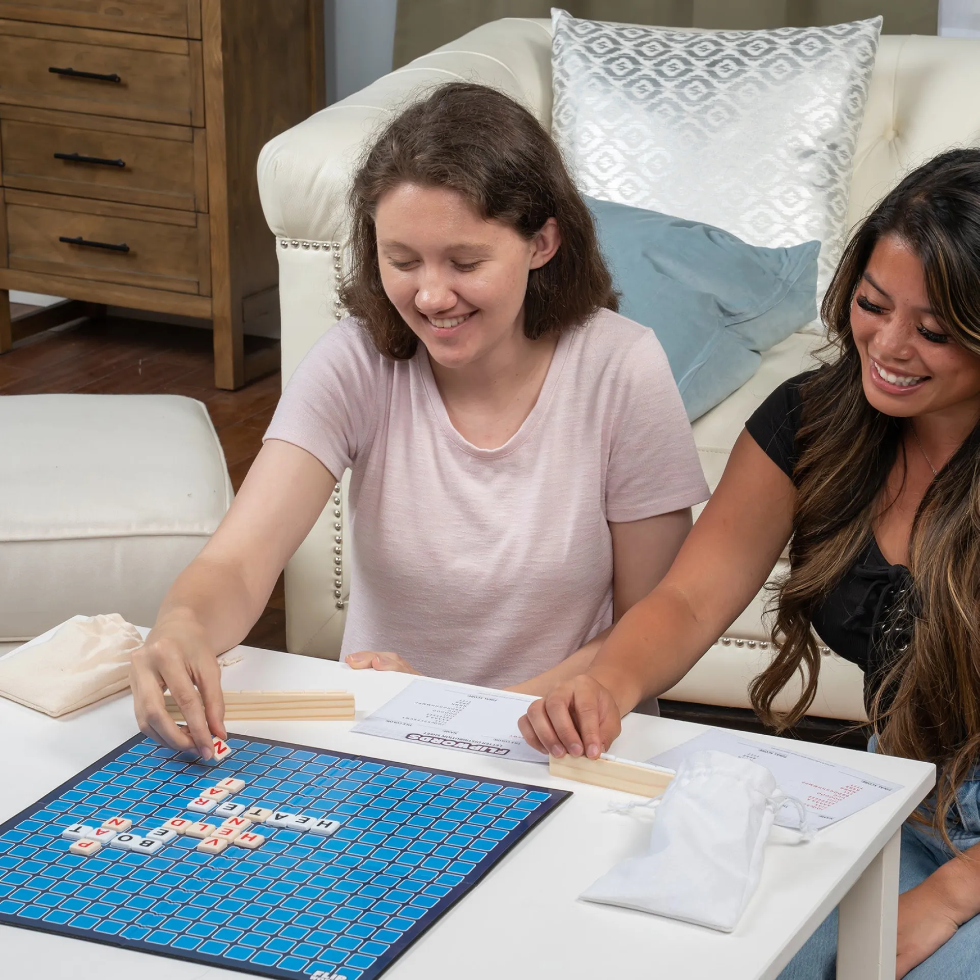 Continuum Games Flip Words Red vs Black Duel Board Game