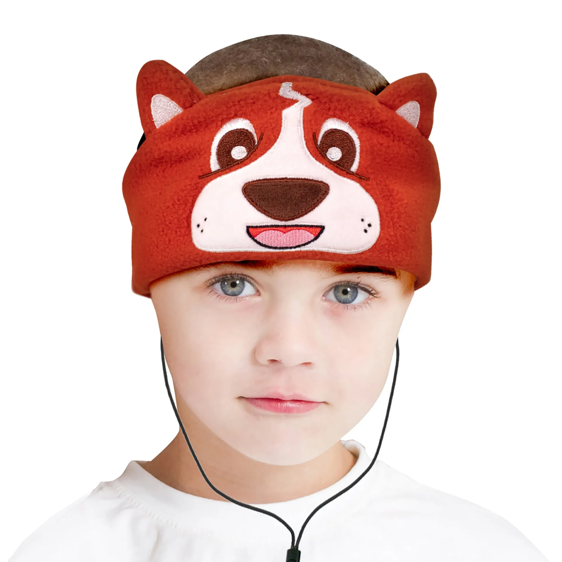 Contixo H1 Kids Adjustable Fleece Headband Headphones - Dog - Cozy Fleece