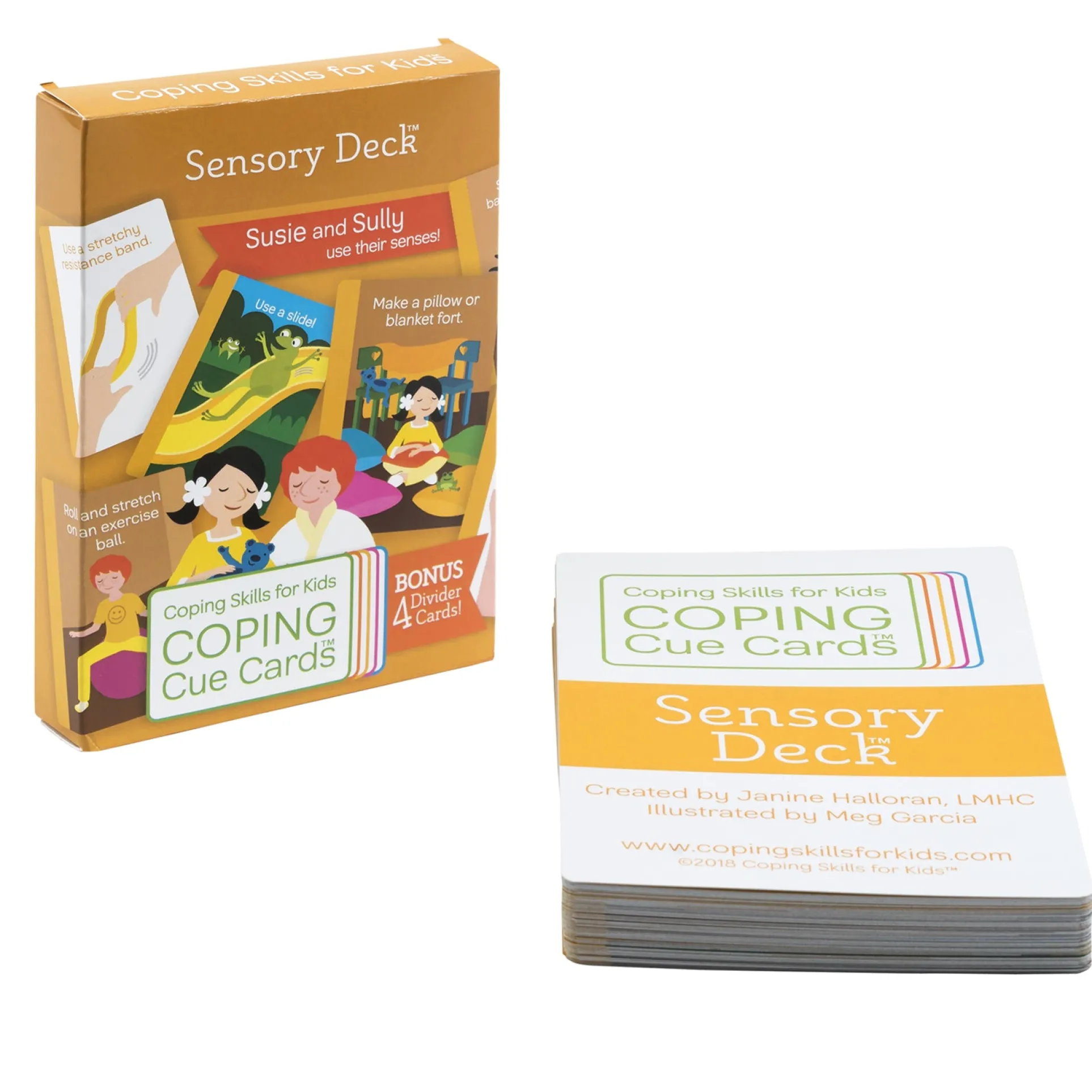 Coping Skills for Kids Coping Cue Cards Sensory Deck