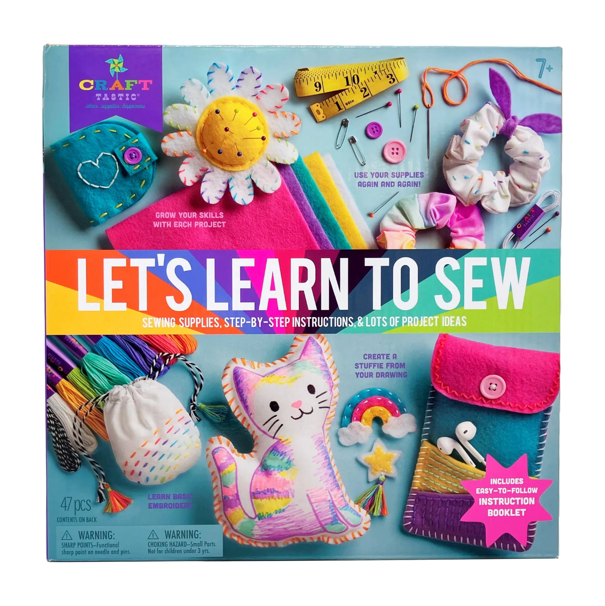 Craft-tastic Beginner's Sewing Kit - Let's Learn to Sew
