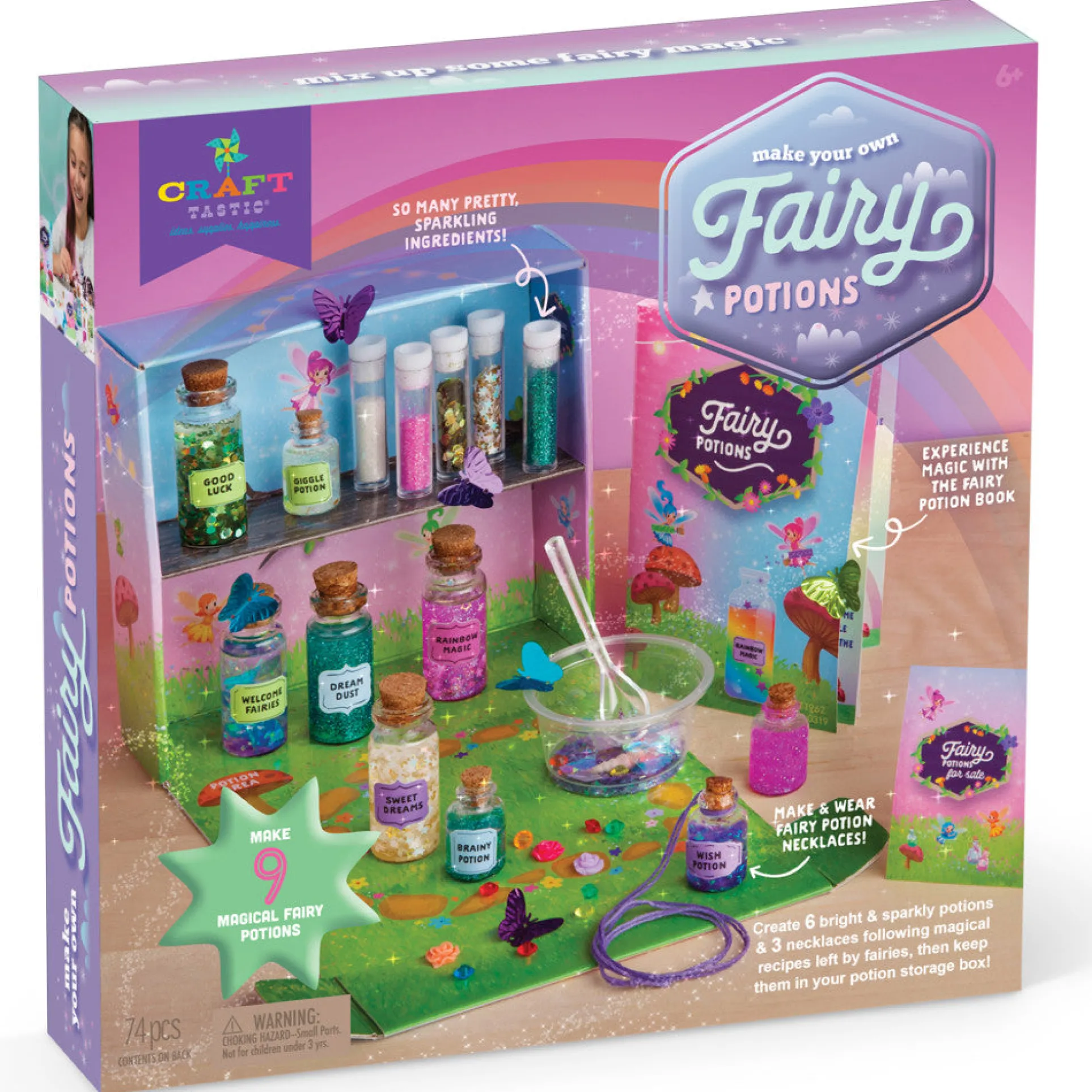 Craft-tastic Fairy Potion Kit - Magical DIY Fairy Potions Set for Kids Ages 6+