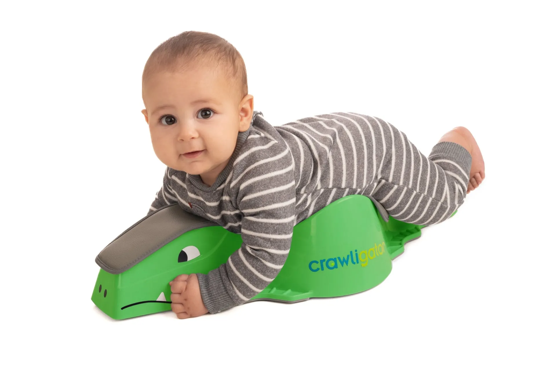 Crawligator Tummy Time Roller - Vibrant Green