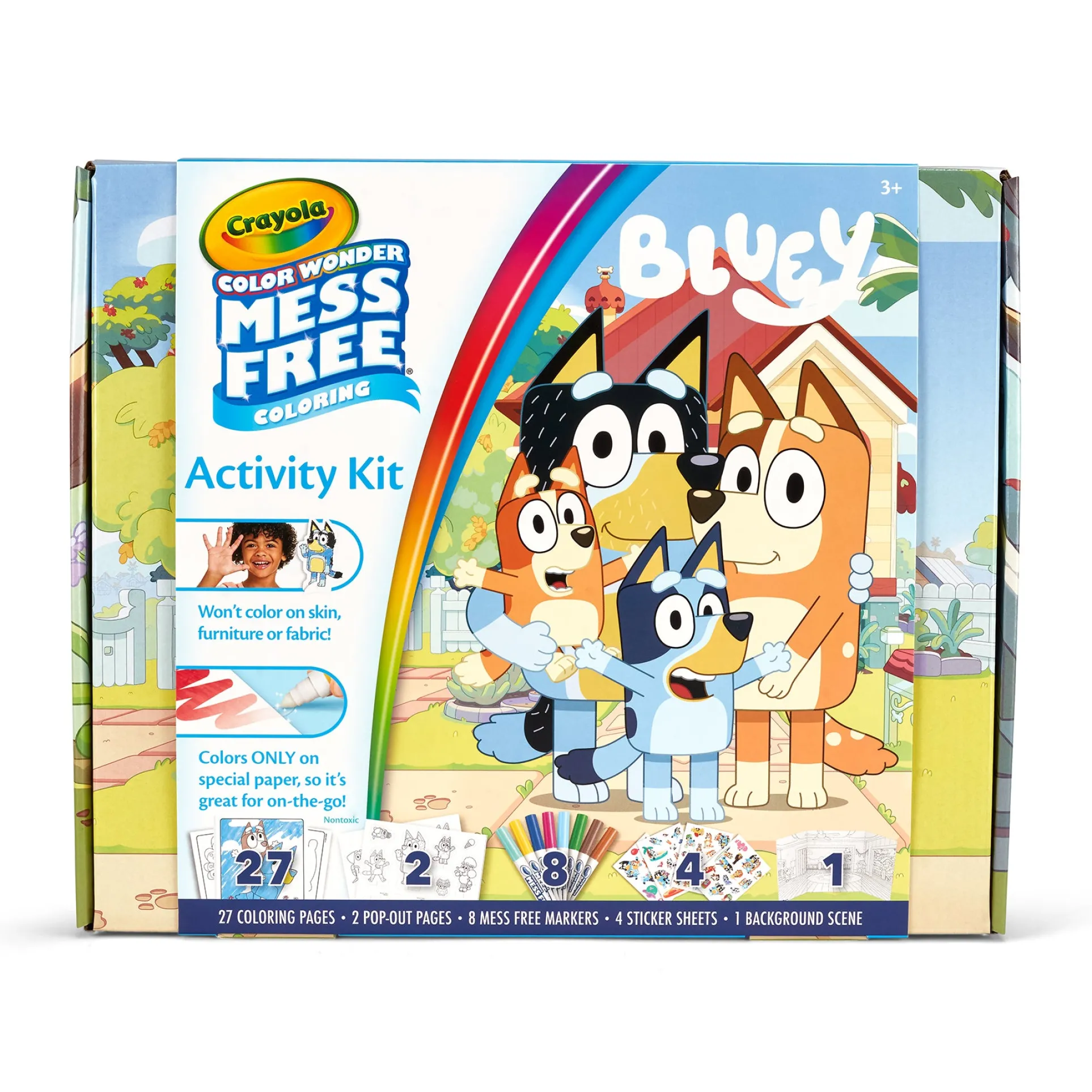 Crayola Color Wonder Bluey Activity Kit - Mess-Free Art Set