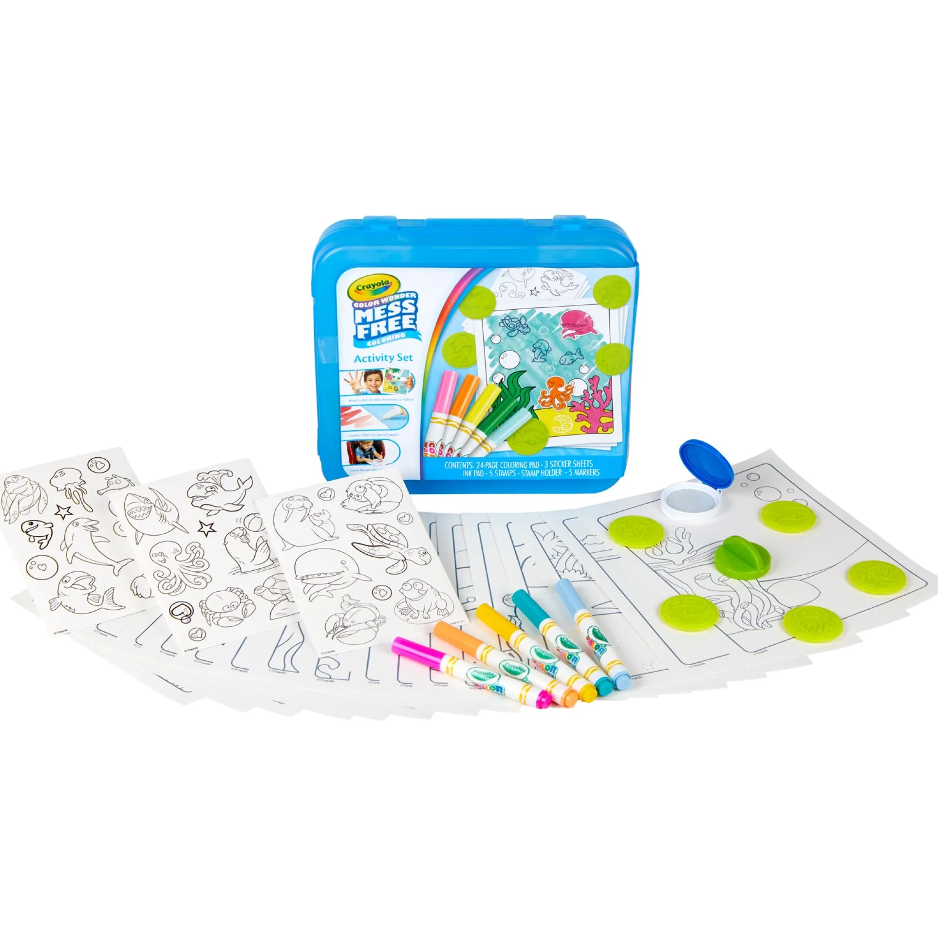 Crayola Color Wonder Ocean Adventure Mess Free Art Kit
