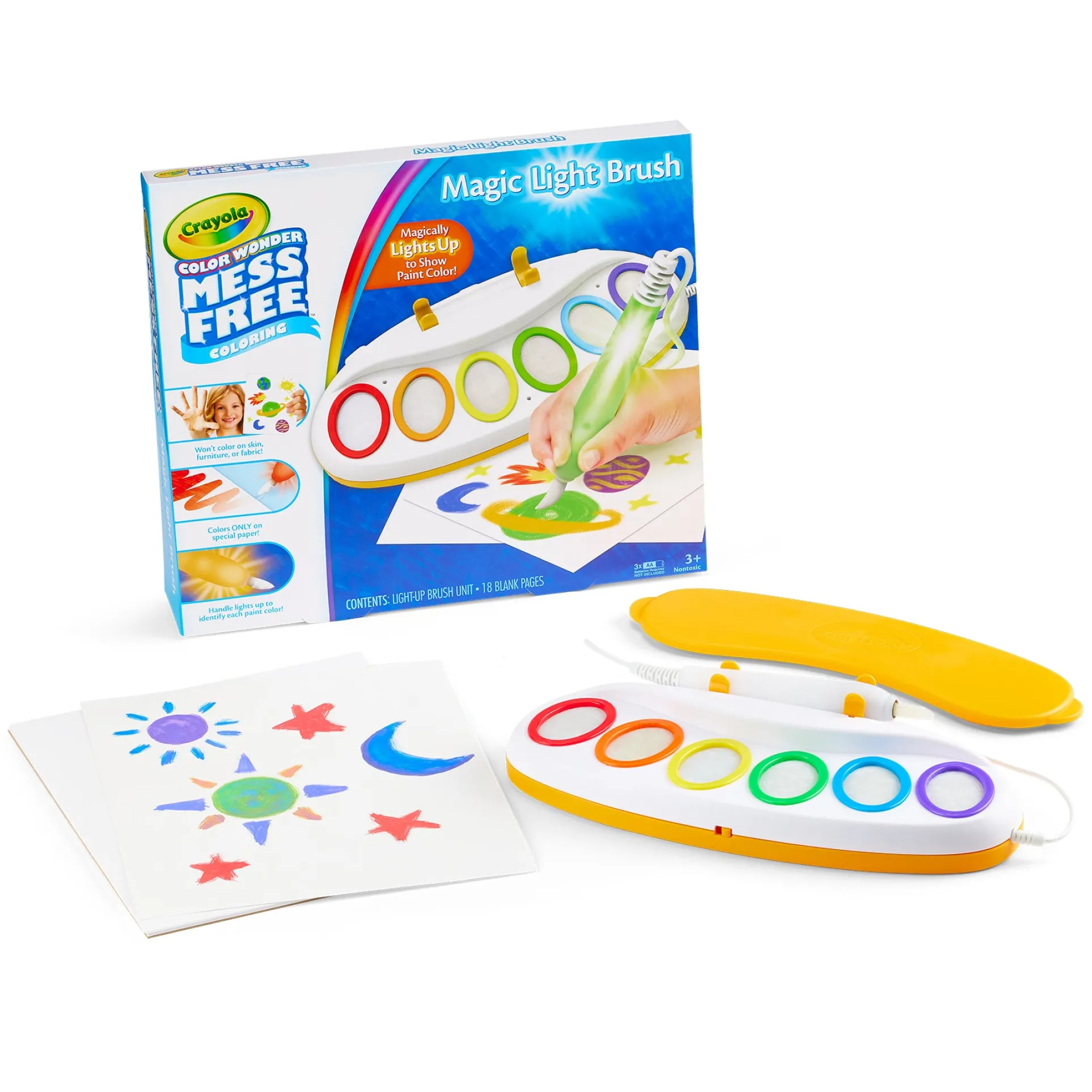 Crayola Color Wonder Magic Light Brush Painting Set