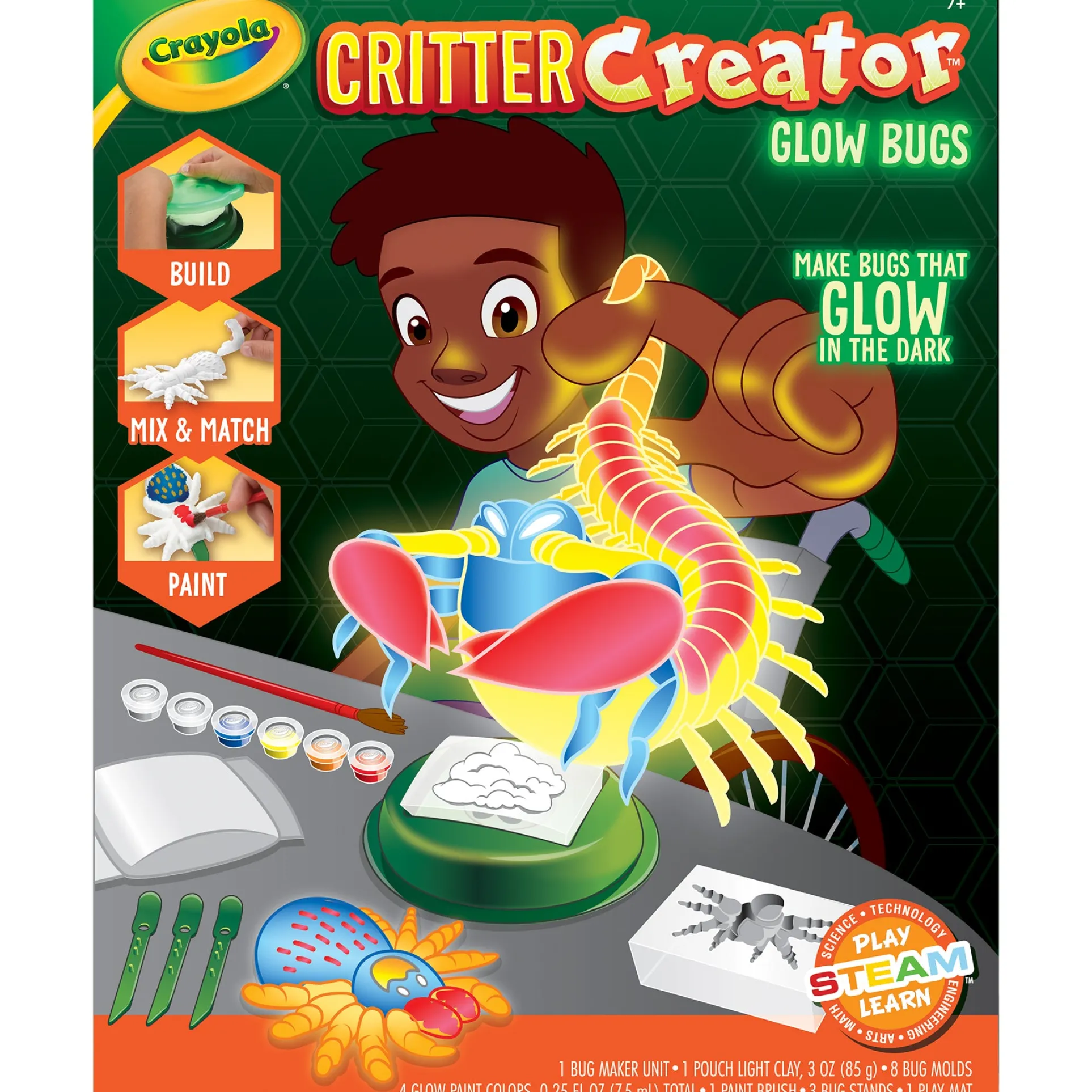 Crayola Critter Creator Glow Bugs Art Kit