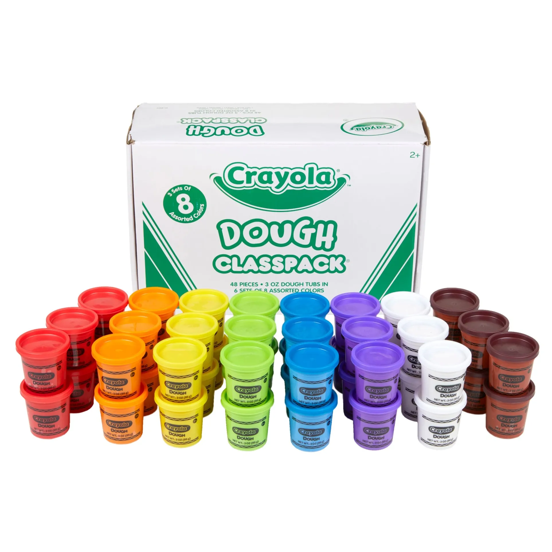 Crayola Dough Classpack - Assorted Colors, 3 oz., 48 Count
