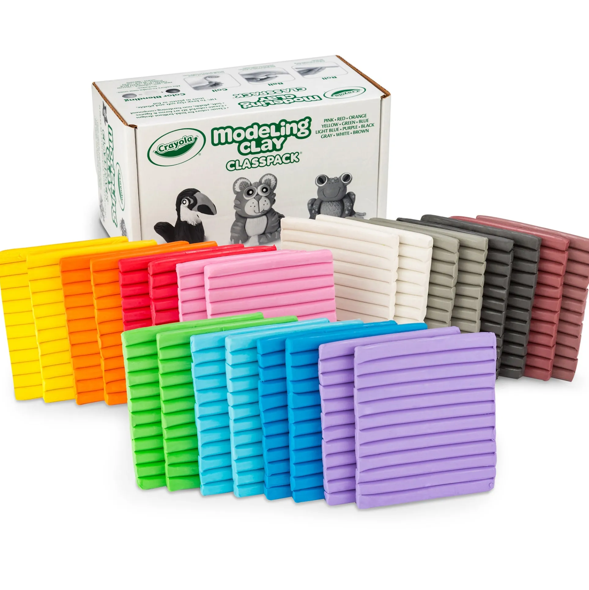 Crayola Modeling Clay Classpack - Assorted Colors, 24 Sets