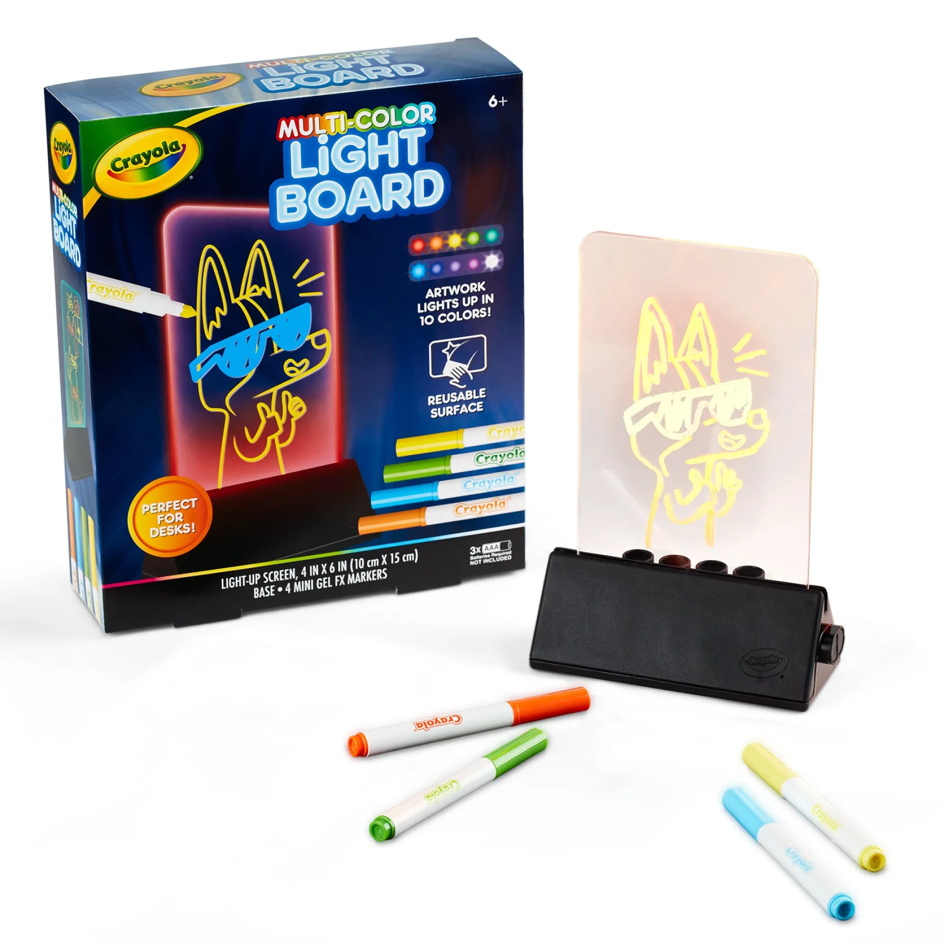 Crayola Multi-Color Light Board Drawing Tablet - Vibrant Colors