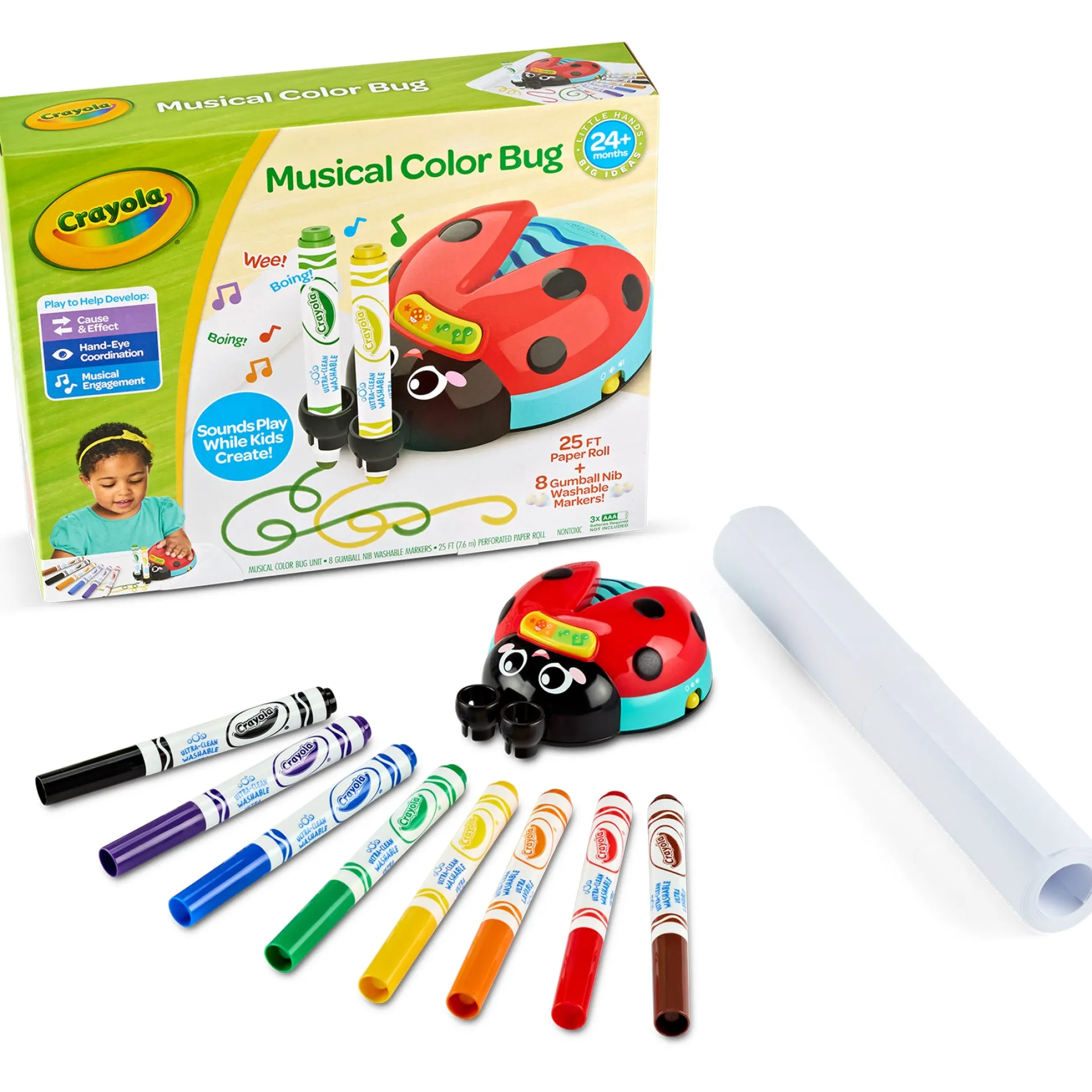 Crayola Musical Doodle Bug Interactive Coloring Toy