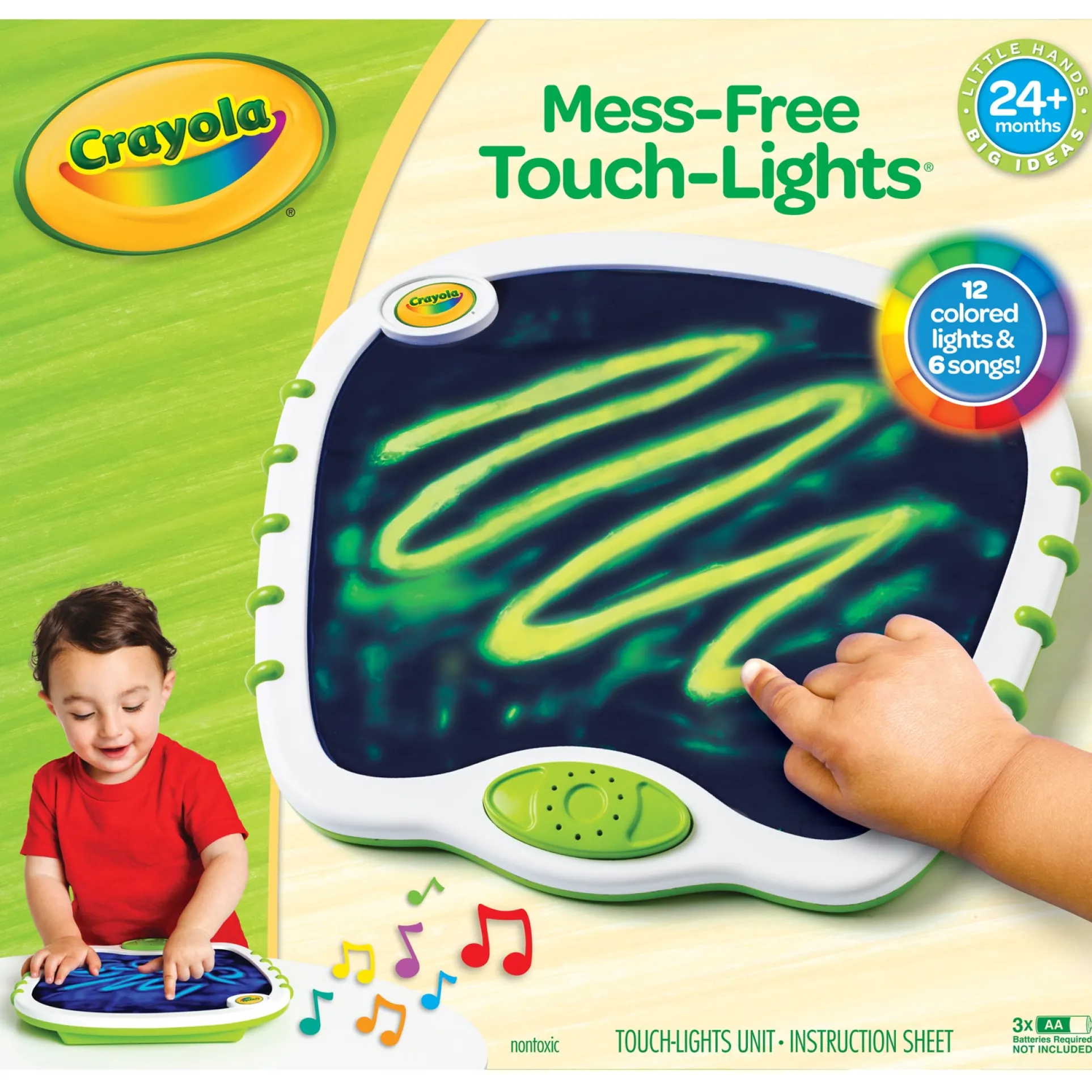 Crayola My First Mess-Free Touch Lights Portable Doodle Board