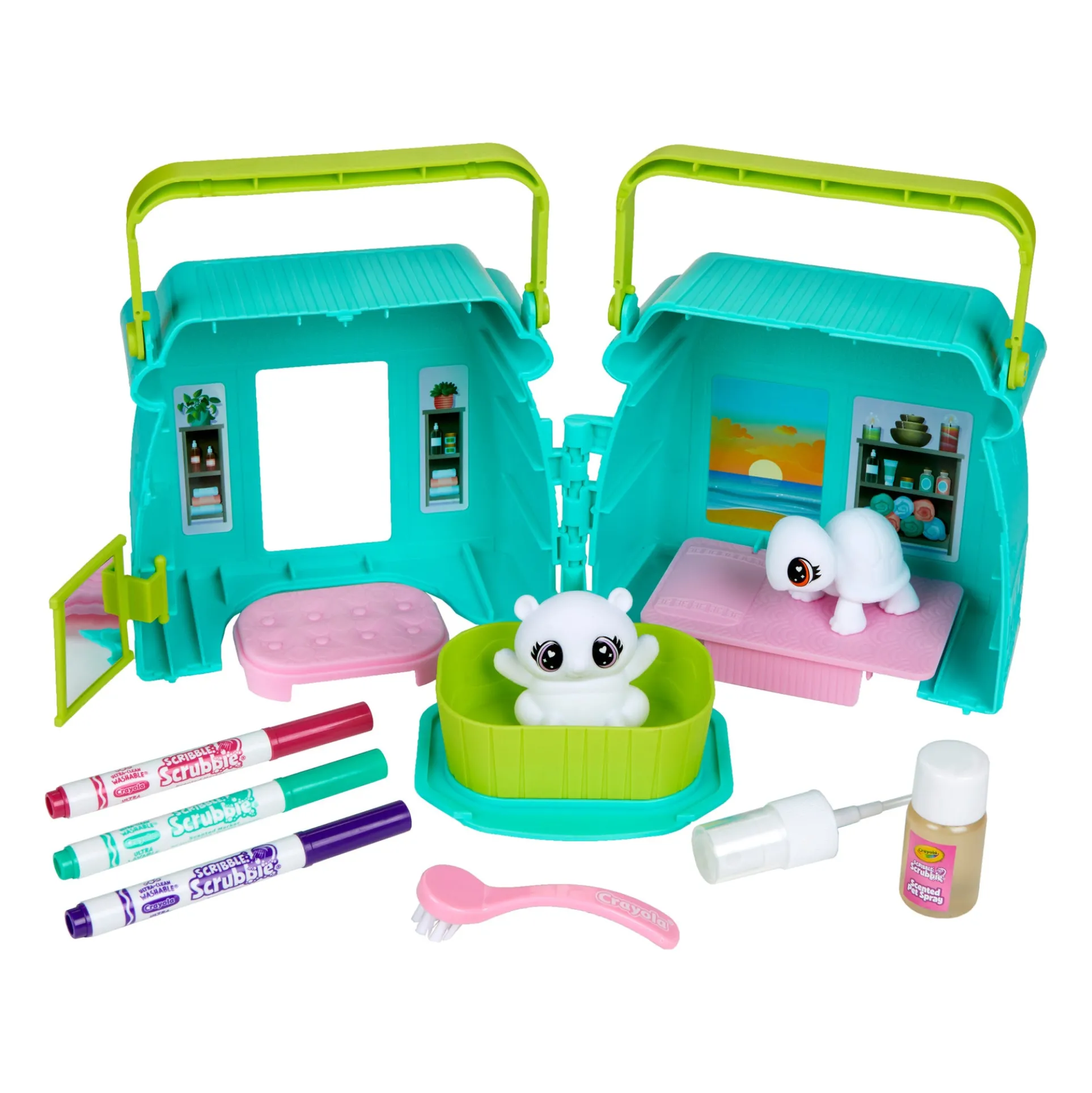 Crayola Scribble Scrubbie Pets Scented Spa Playset
