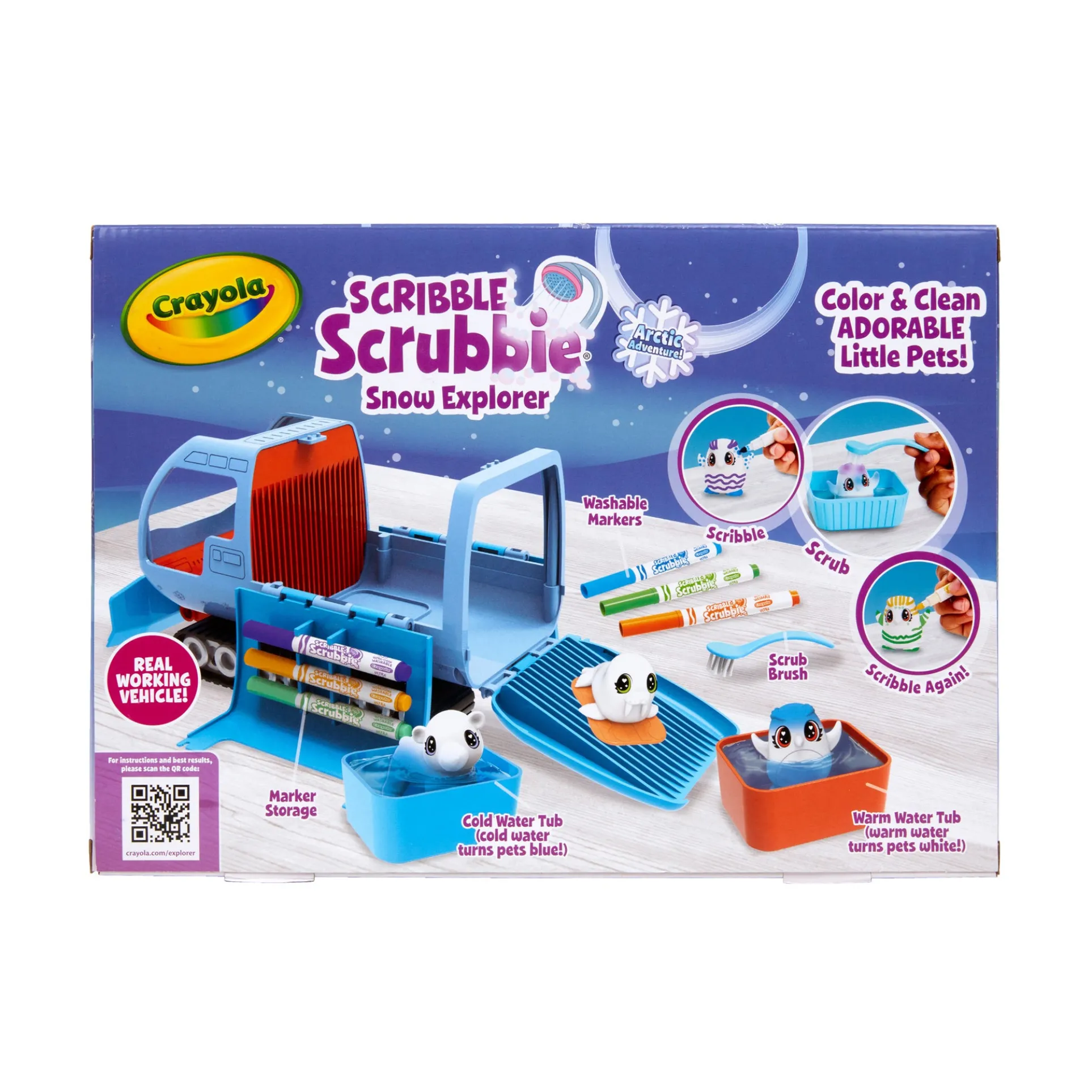 Crayola Scribble Scrubbie Pets Arctic Snow Explorer Set