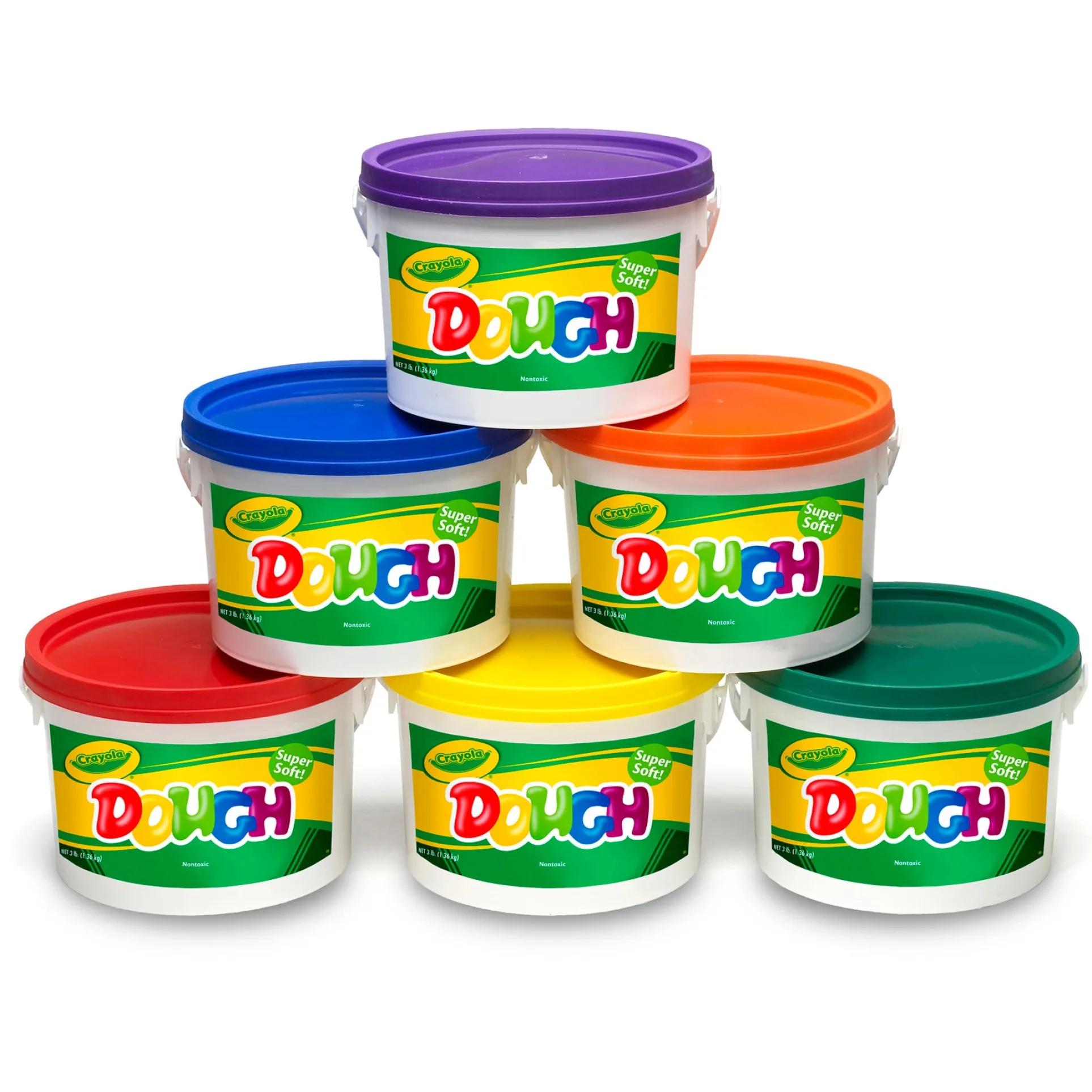 Crayola Super Soft Modeling Dough - Assorted Colors 6-Pack