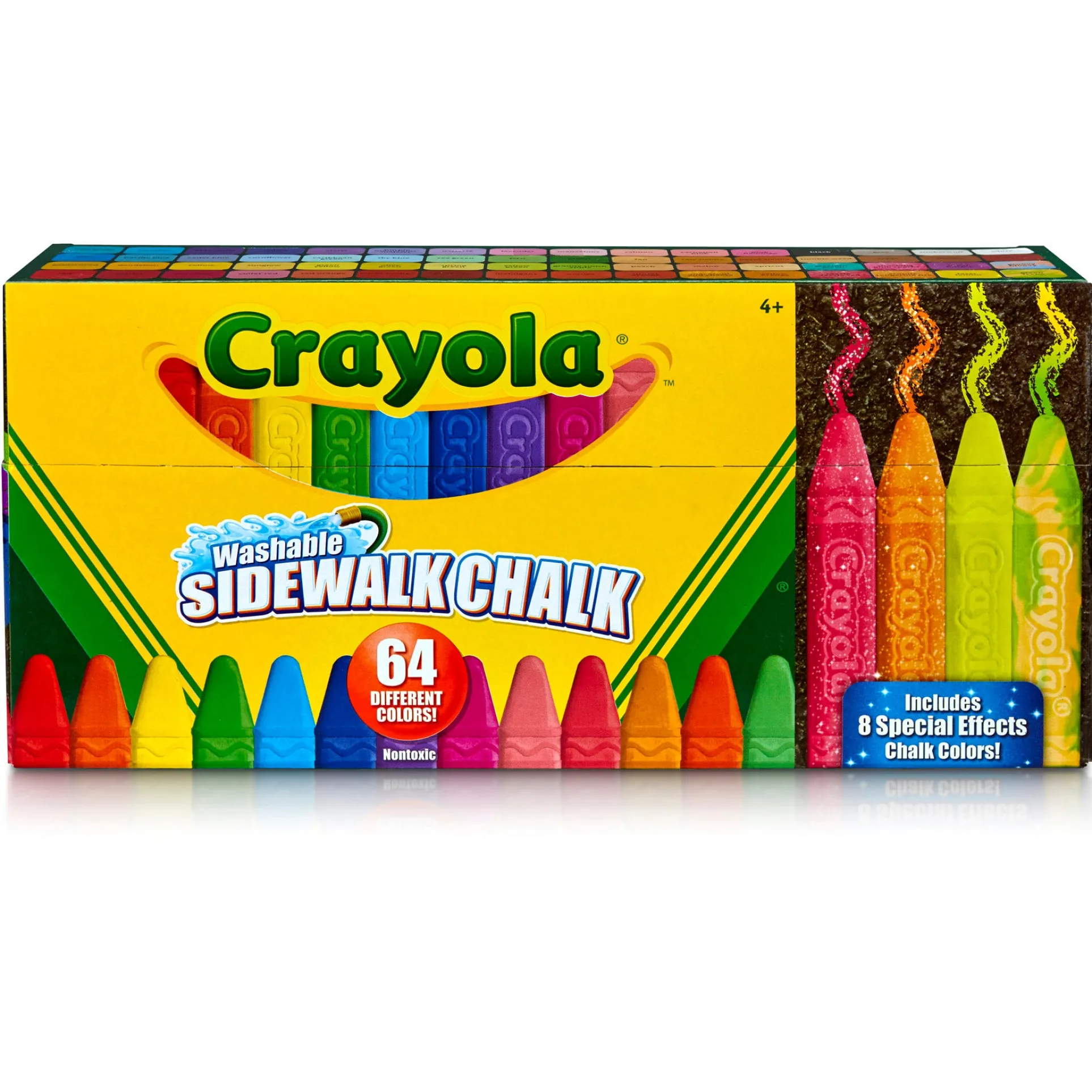 Crayola Ultimate Washable Sidewalk Chalk Set - Vibrant 64 Count