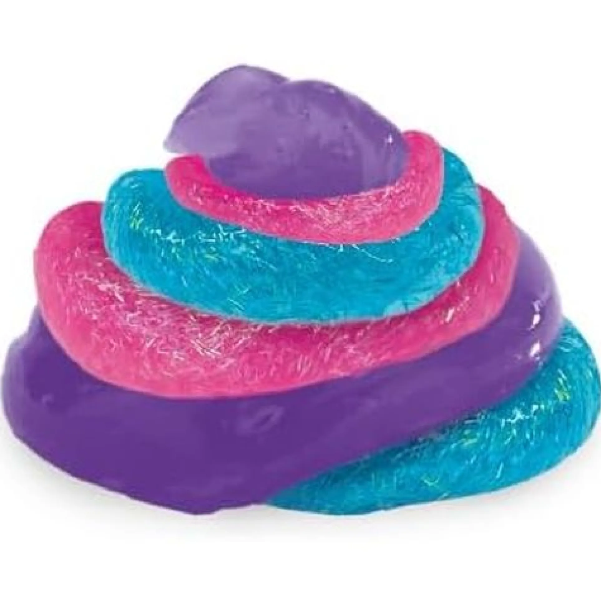 Cra-Z-Slimy Tri-Color Tinsel Bucket - Aqua, Pink, Purple