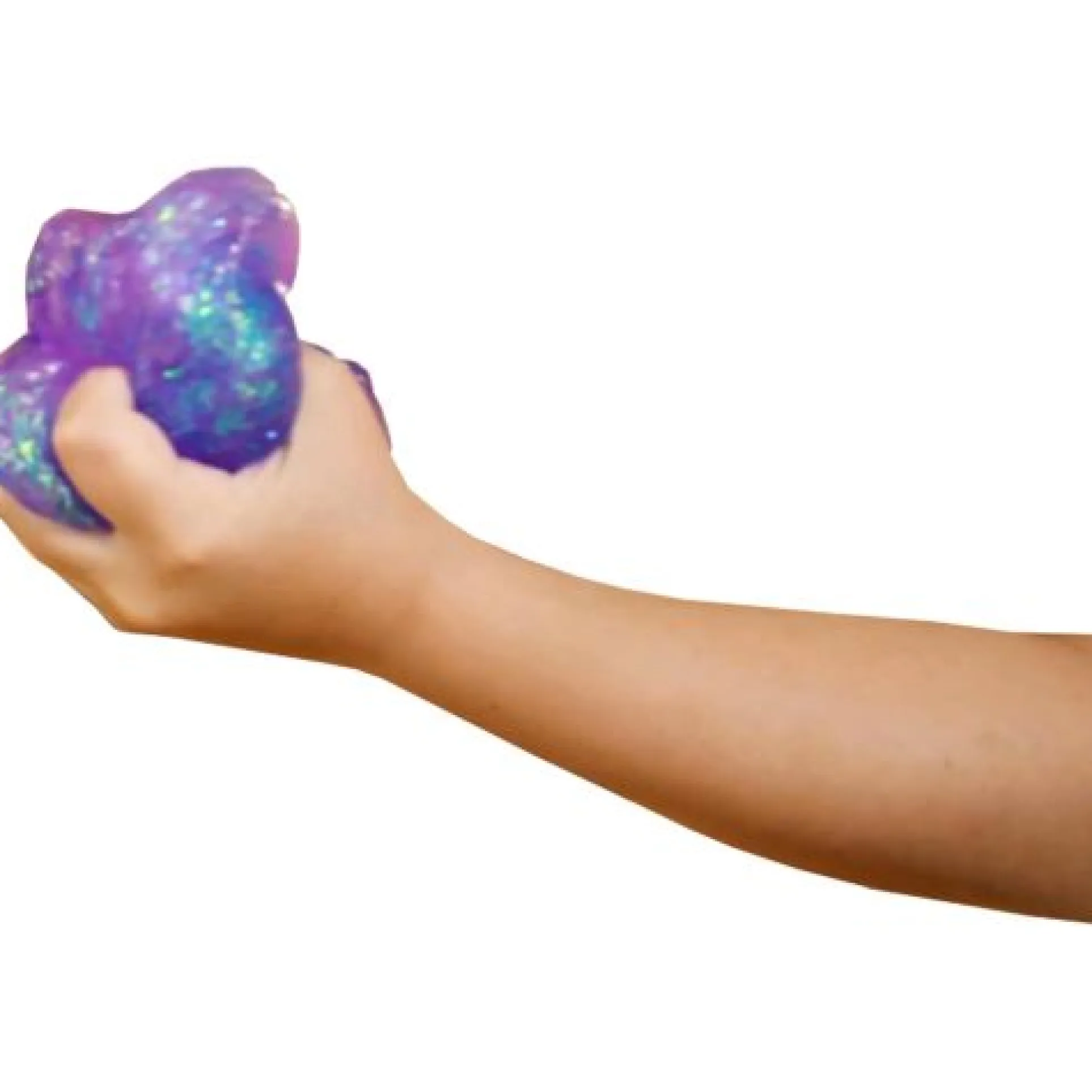 Cra-Z-Slimy Tri-Color Tinsel Bucket - Aqua, Pink, Purple