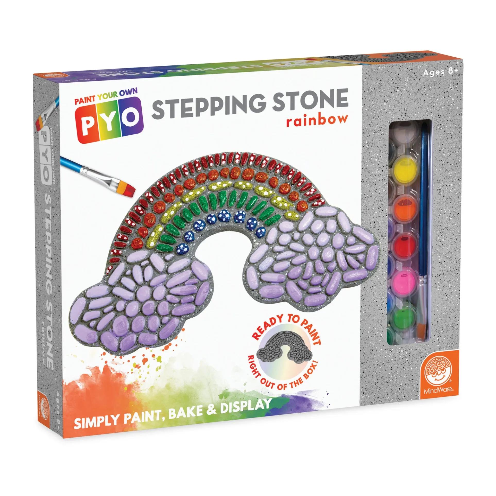 Creative Escapes Rainbow Stepping Stone Paint Kit - Multicolor