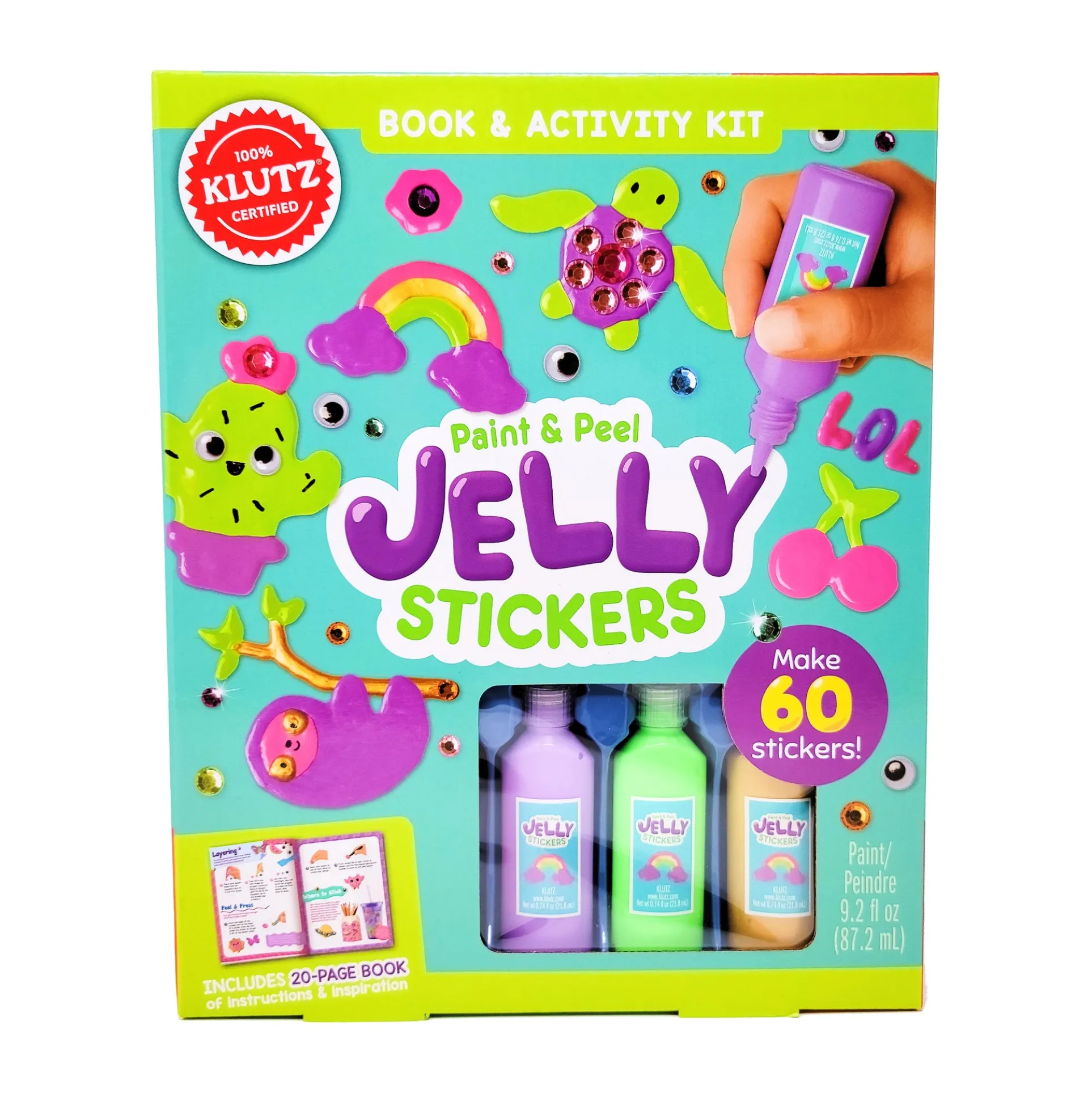 Creative Kids Paint & Peel Jelly Stickers DIY Art Kit