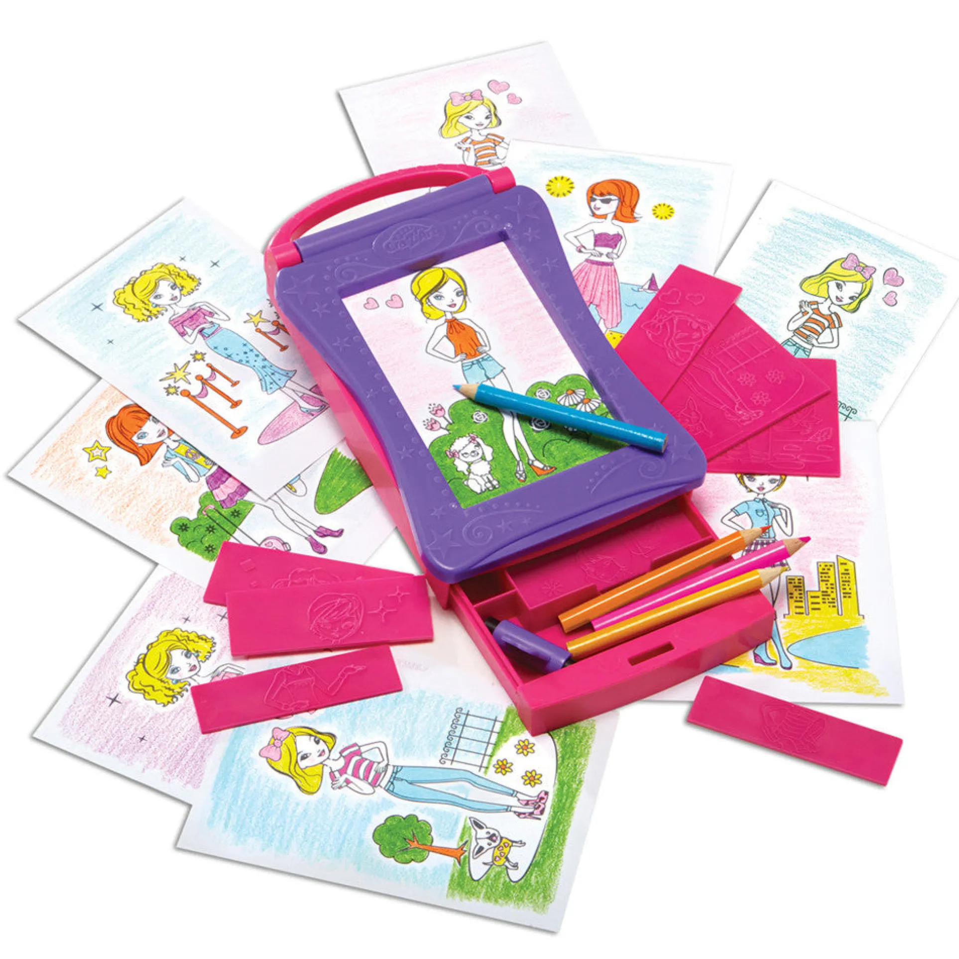 Creative Studio Kids' Fashion Designer Kit - Complete Sketching Set