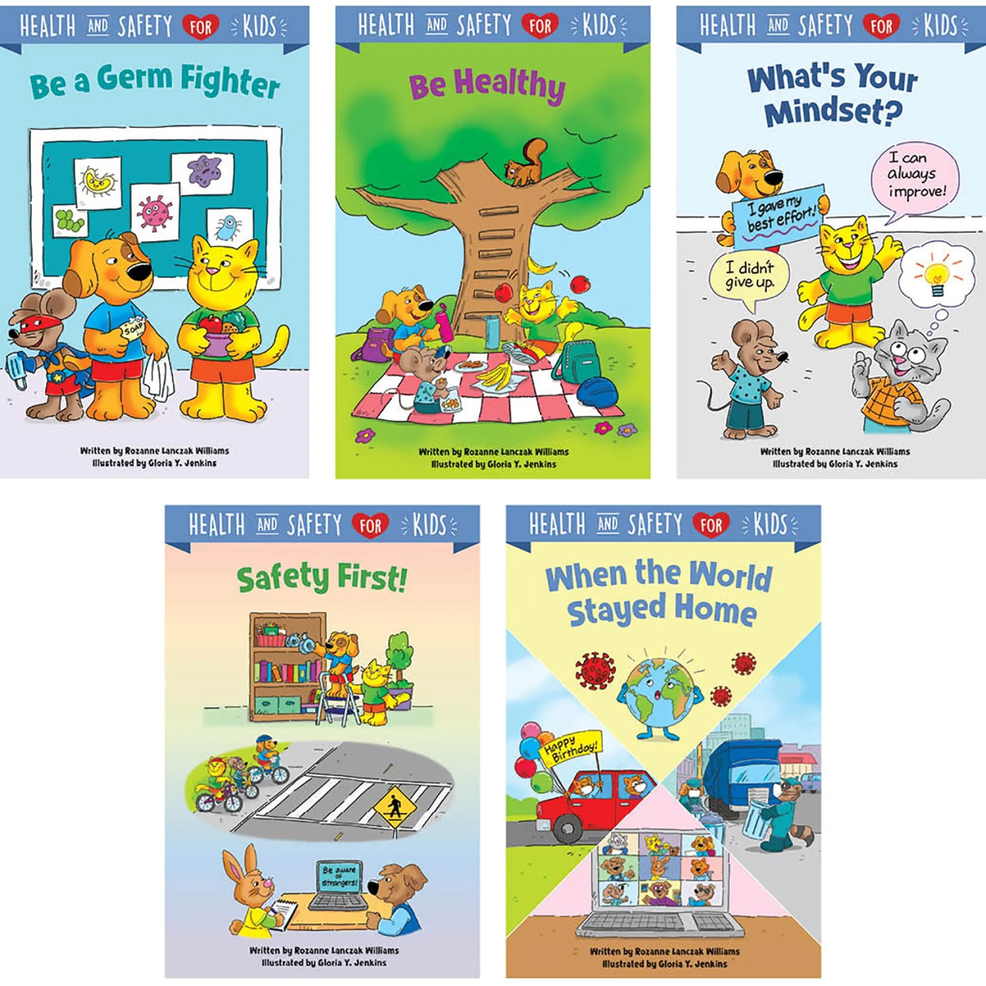 Creative Teaching Press Health & Safety Kids 5-Book Set