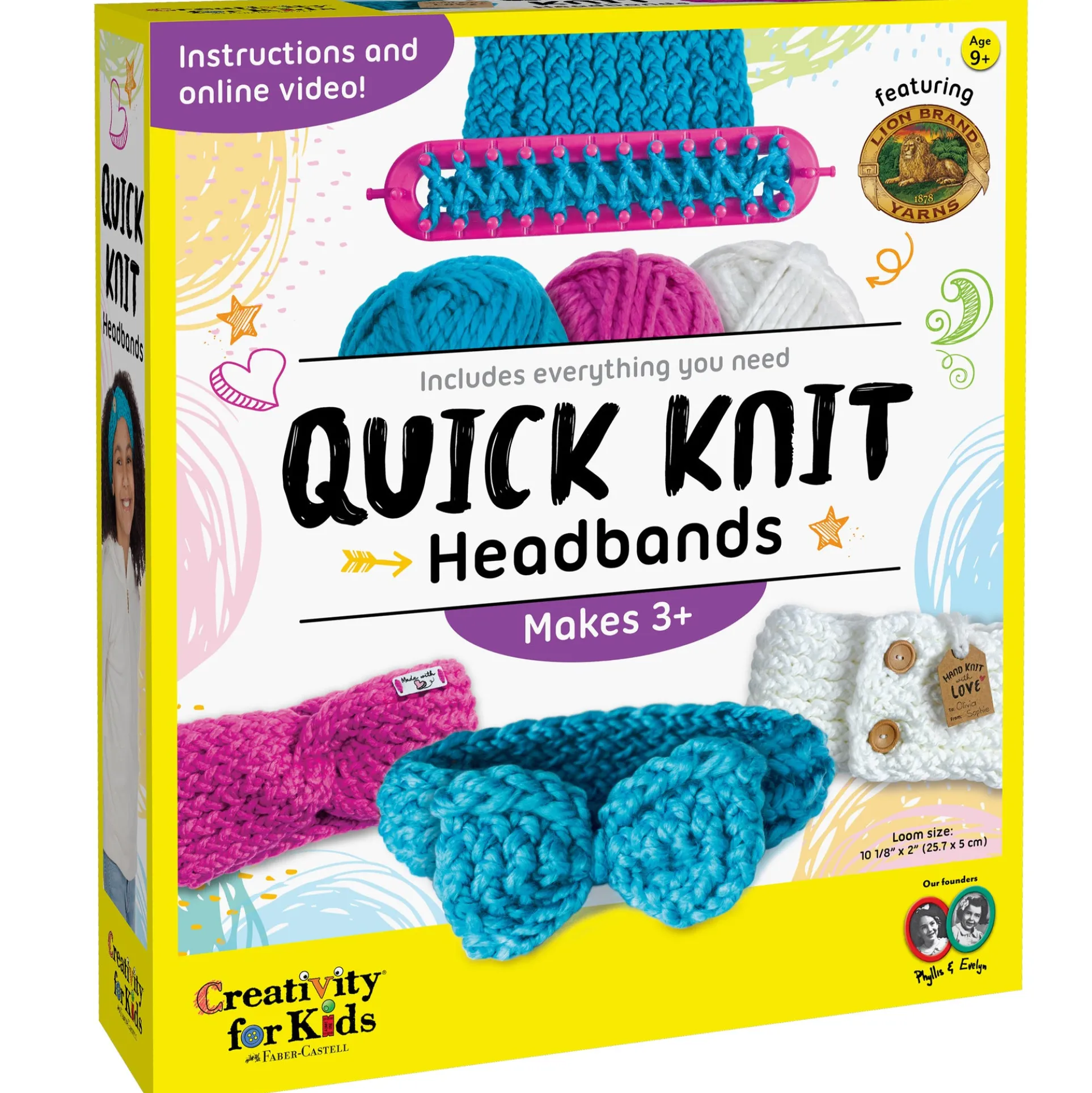 Creativity for Kids Beginner's Quick Knit Headbands Crafting Kit