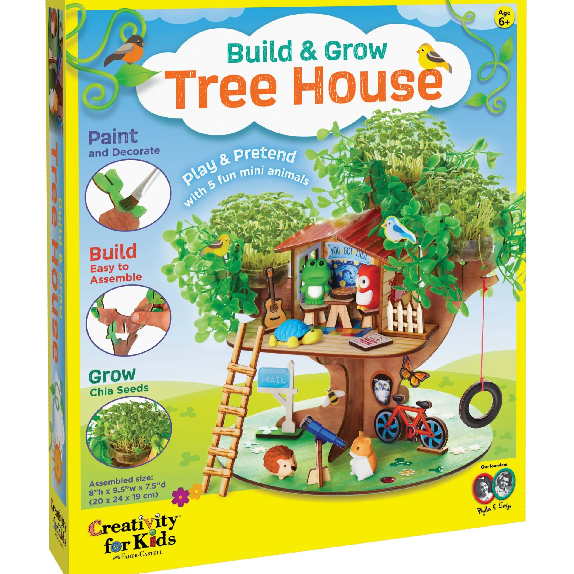 Creativity for Kids Build and Grow Tree House - Eco-Friendly Craft Kit